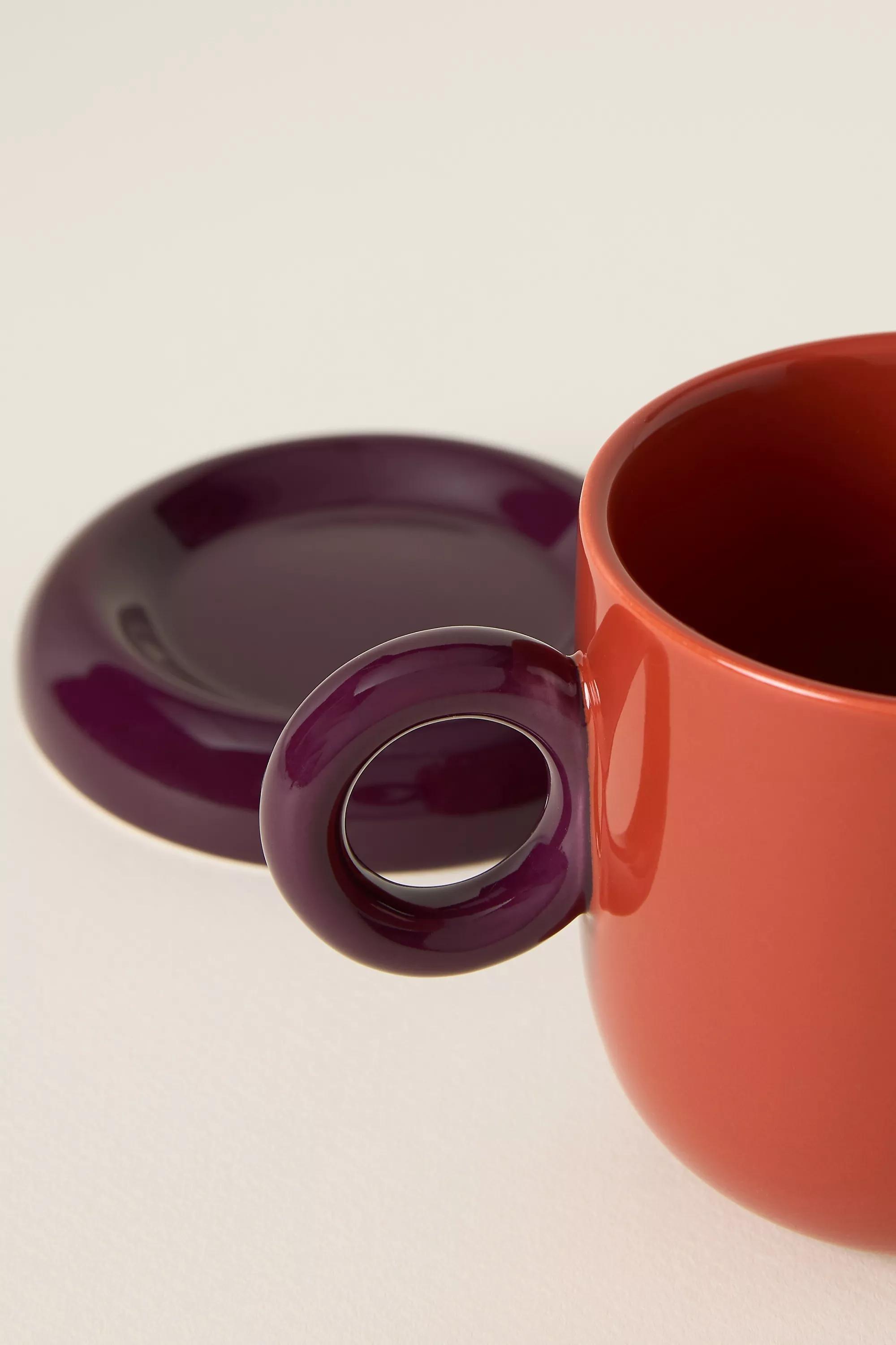 Rika Stoneware Mug, Red, A501_0061, large image number 5