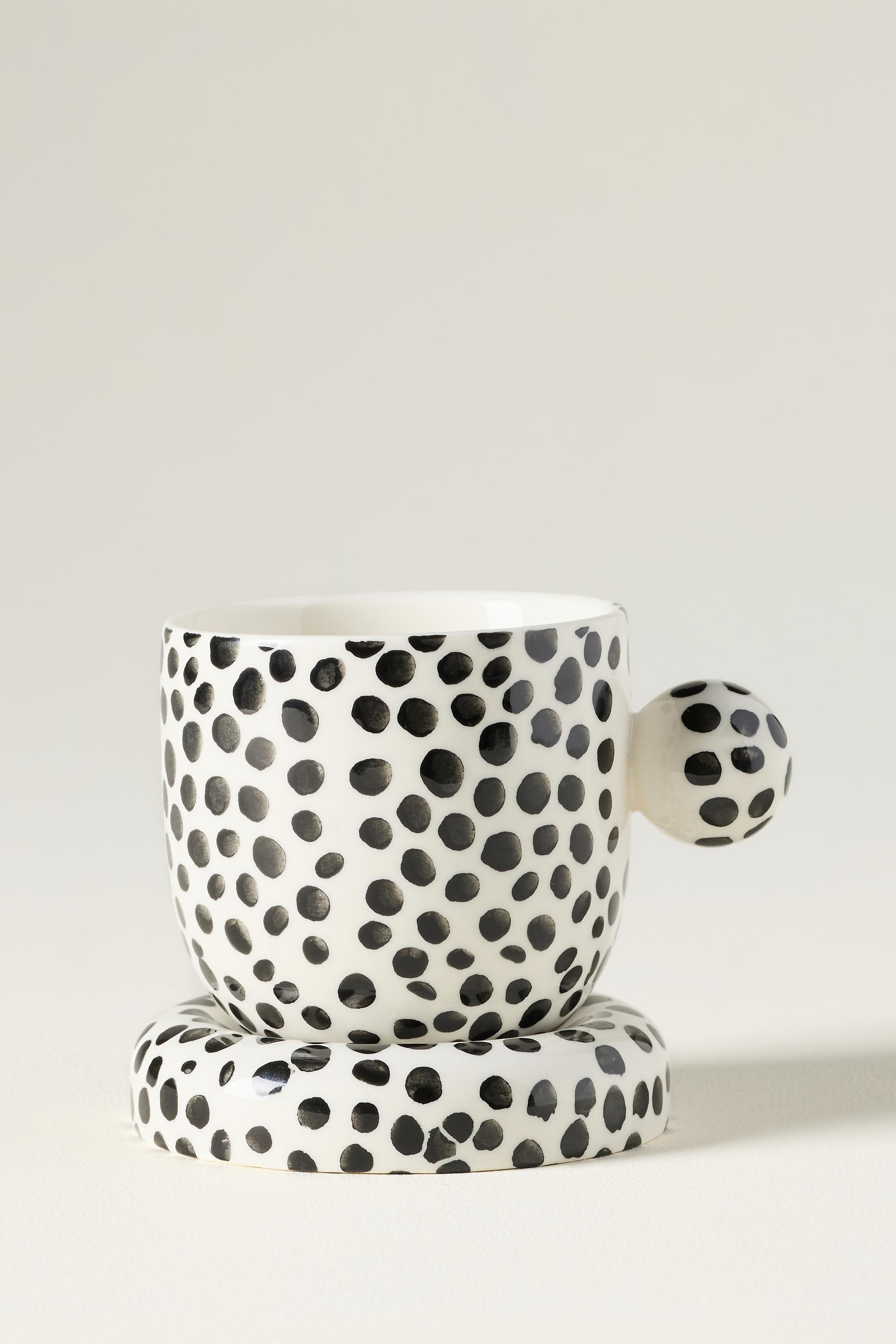 Rika Stoneware Espresso Cup, Black, medium