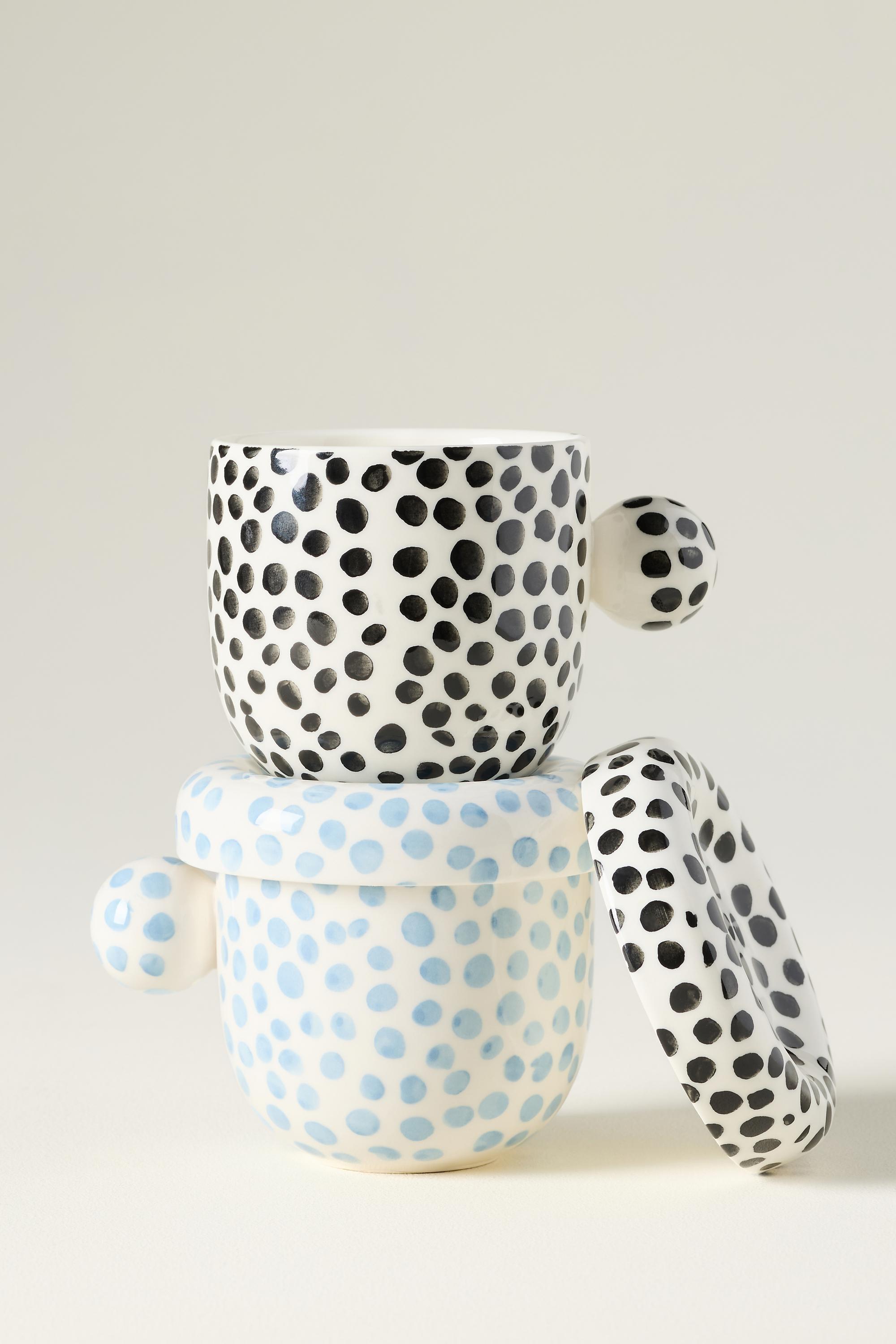 Rika Stoneware Espresso Cup, Black, medium