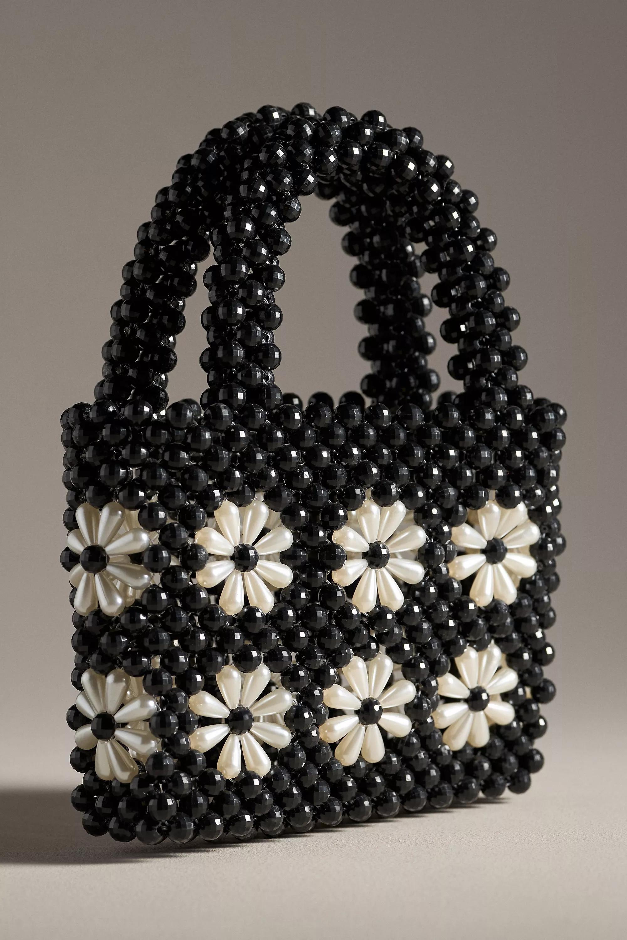 Melie Bianco Selena Floral Beaded Bag, A501_0001, medium
