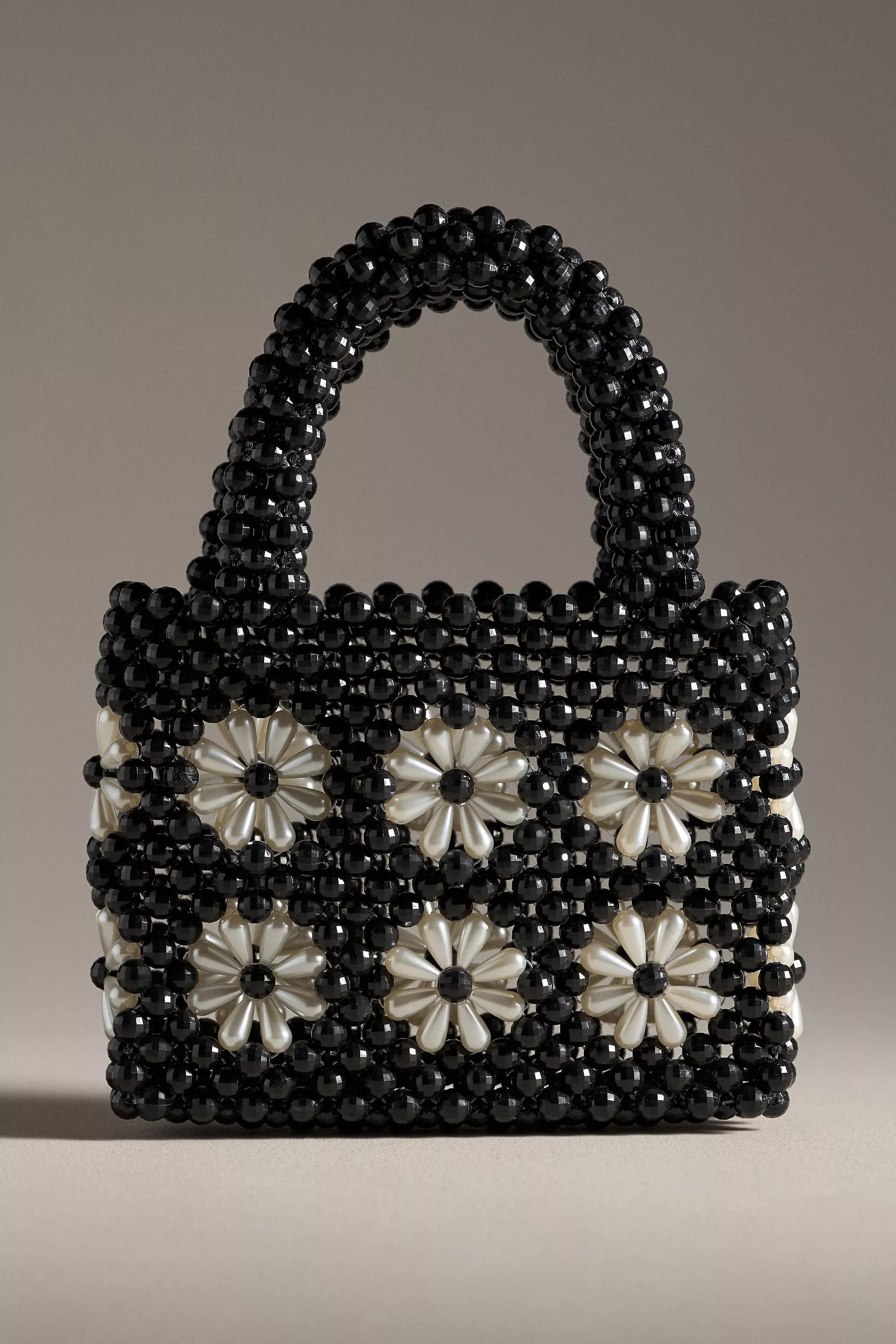 Melie Bianco Selena Floral Beaded Bag, A501_0001, large image number 3