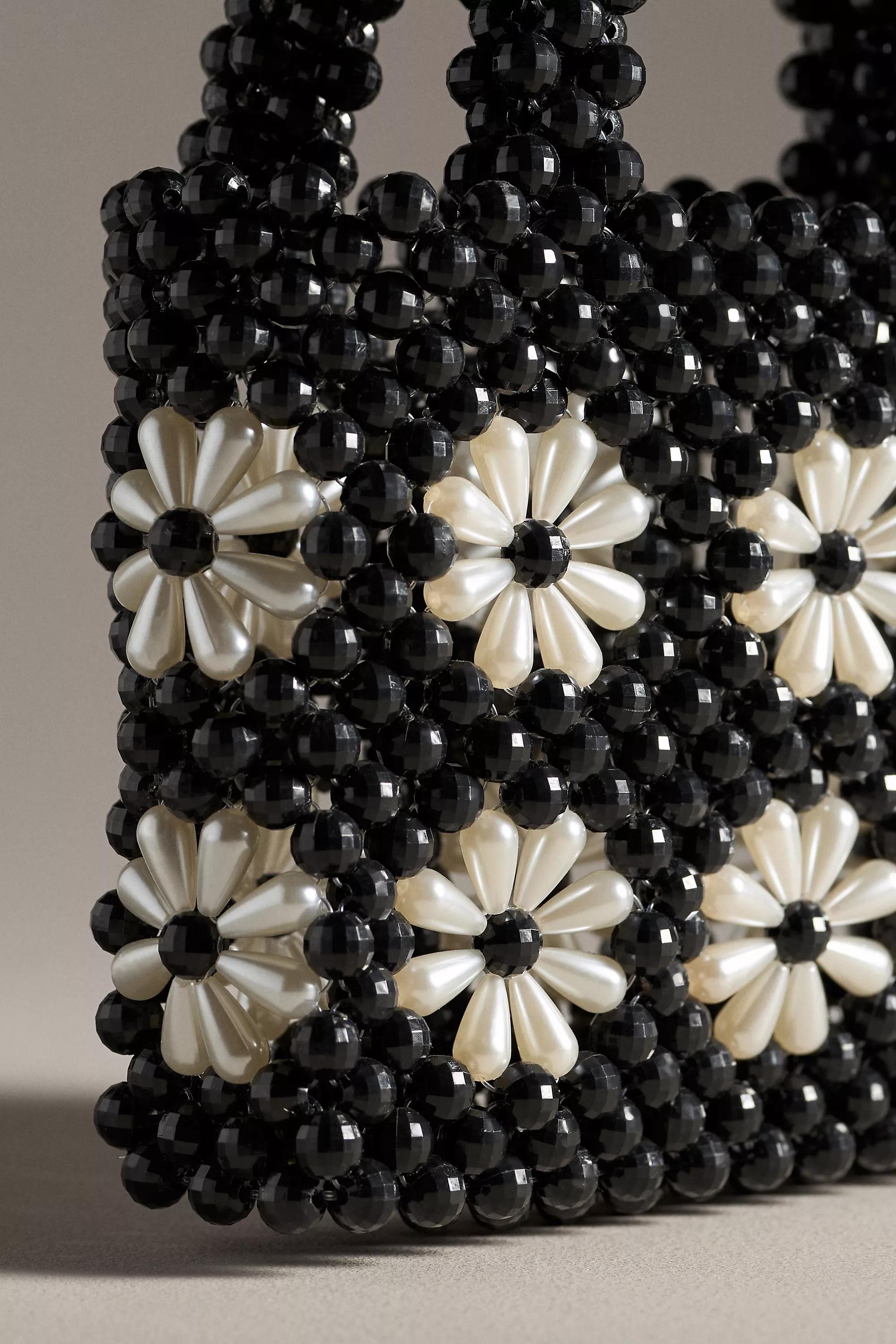 Melie Bianco Selena Floral Beaded Bag, A501_0001, large image number 4