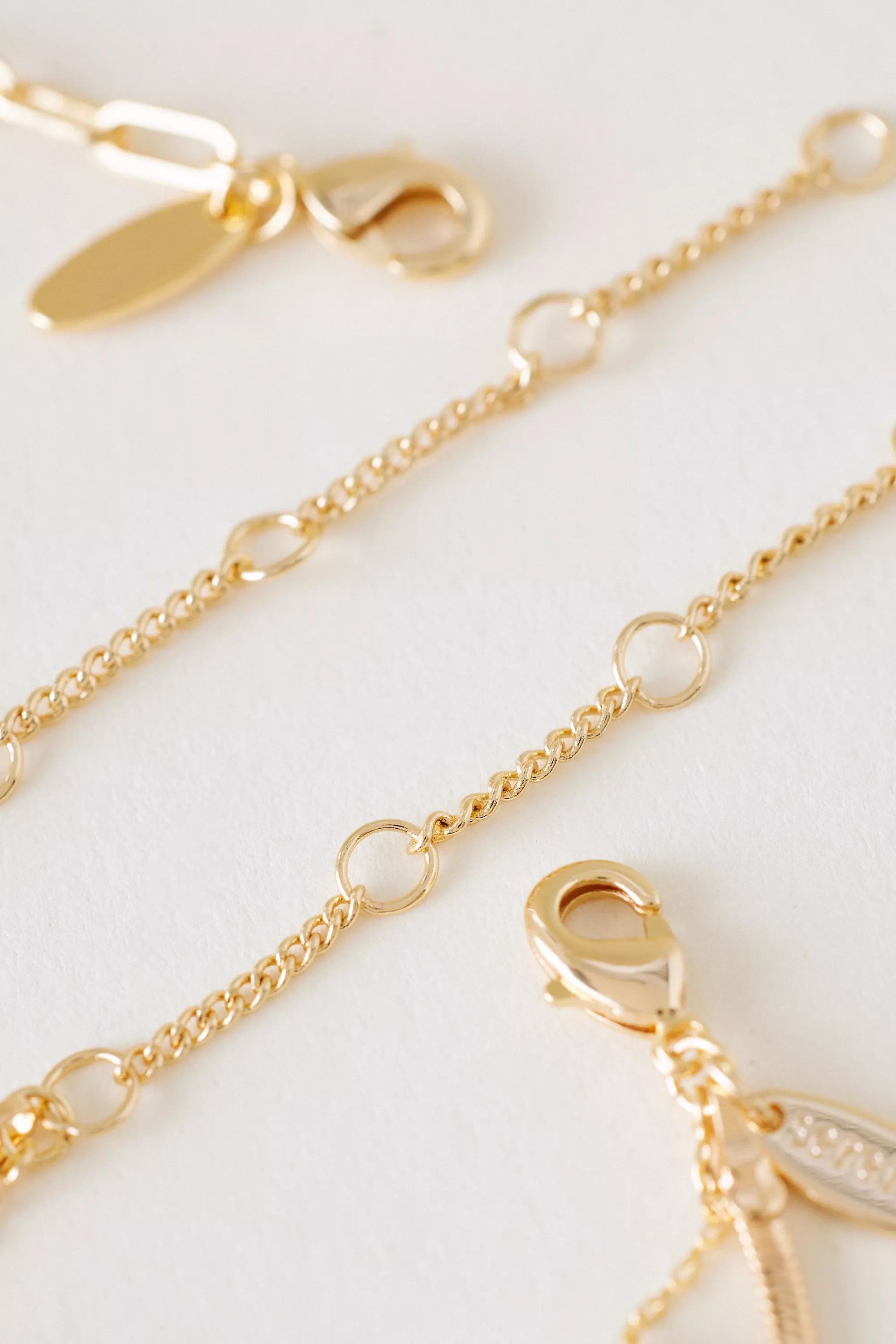 N Pearl Bubble Monogram Bracelet, Gold, A501_0914, large image number 2