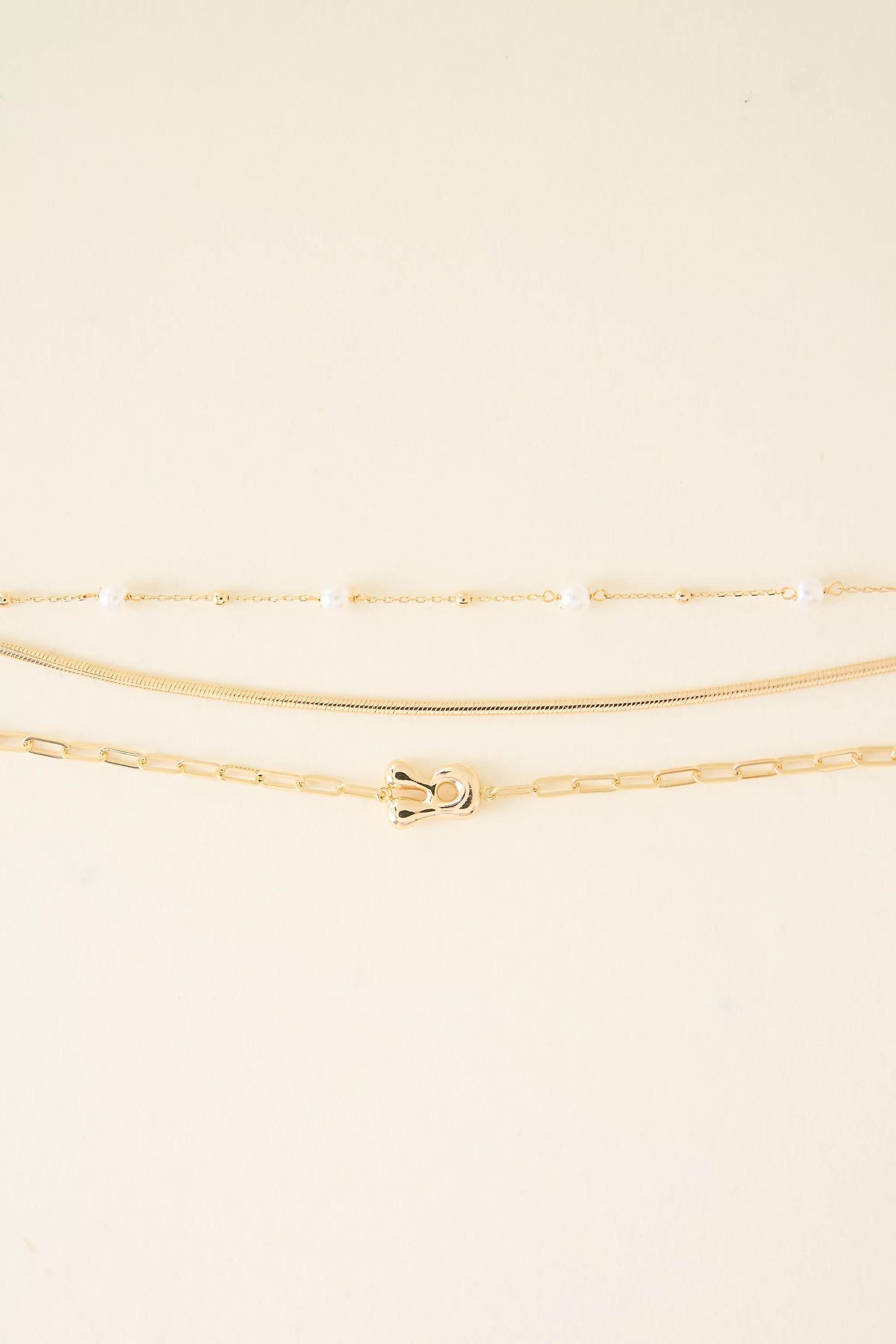 R Pearl Bubble Monogram Bracelet, A501_0918, large image number 0