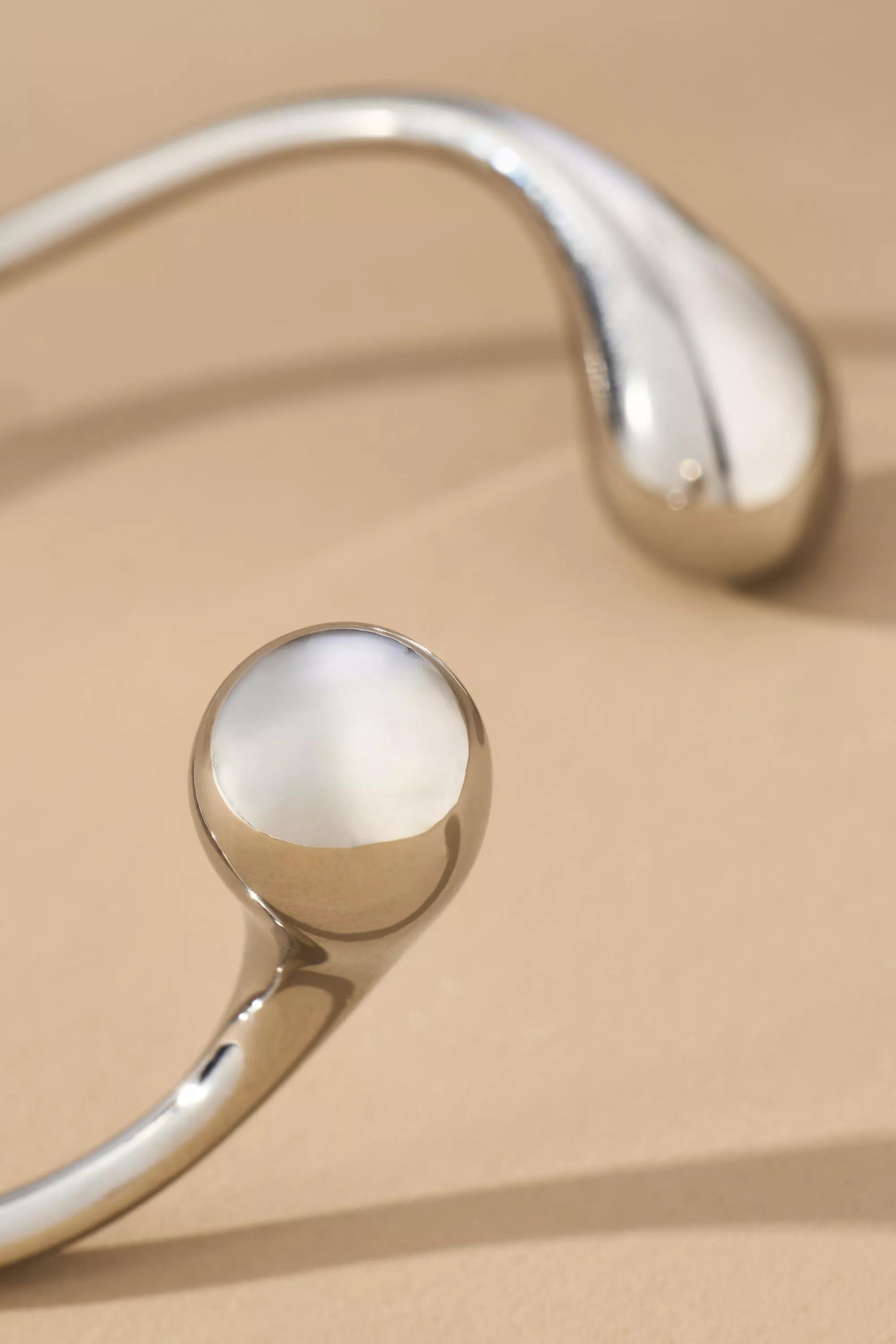 Silver The Petra Cuff Bracelet, A501_0007, large image number 3