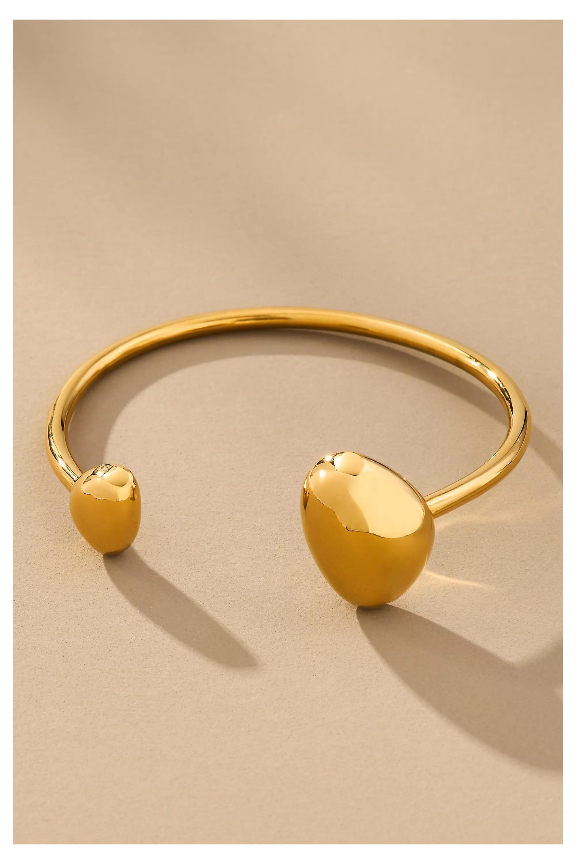 Anthropologie Cuff Bracelet, Gold, A501_0070, medium