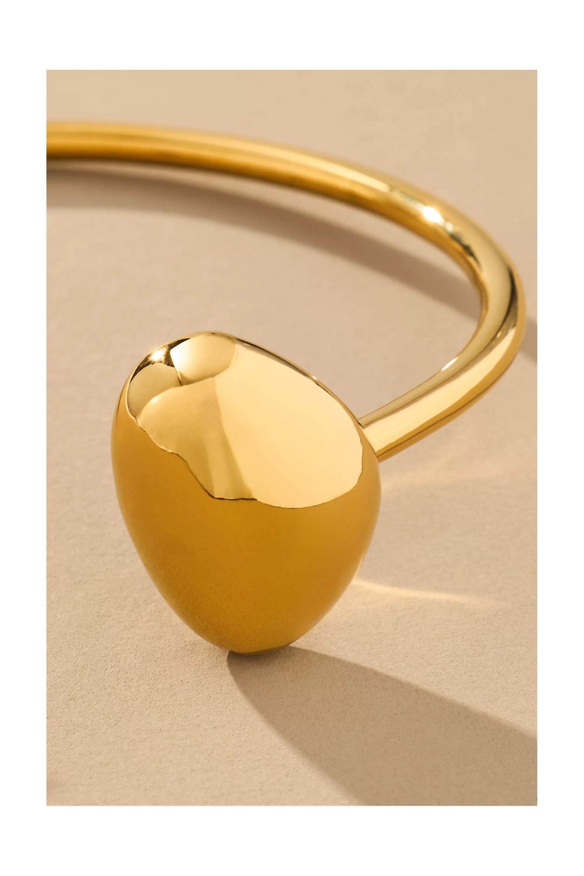 Anthropologie Cuff Bracelet, Gold, A501_0070, medium