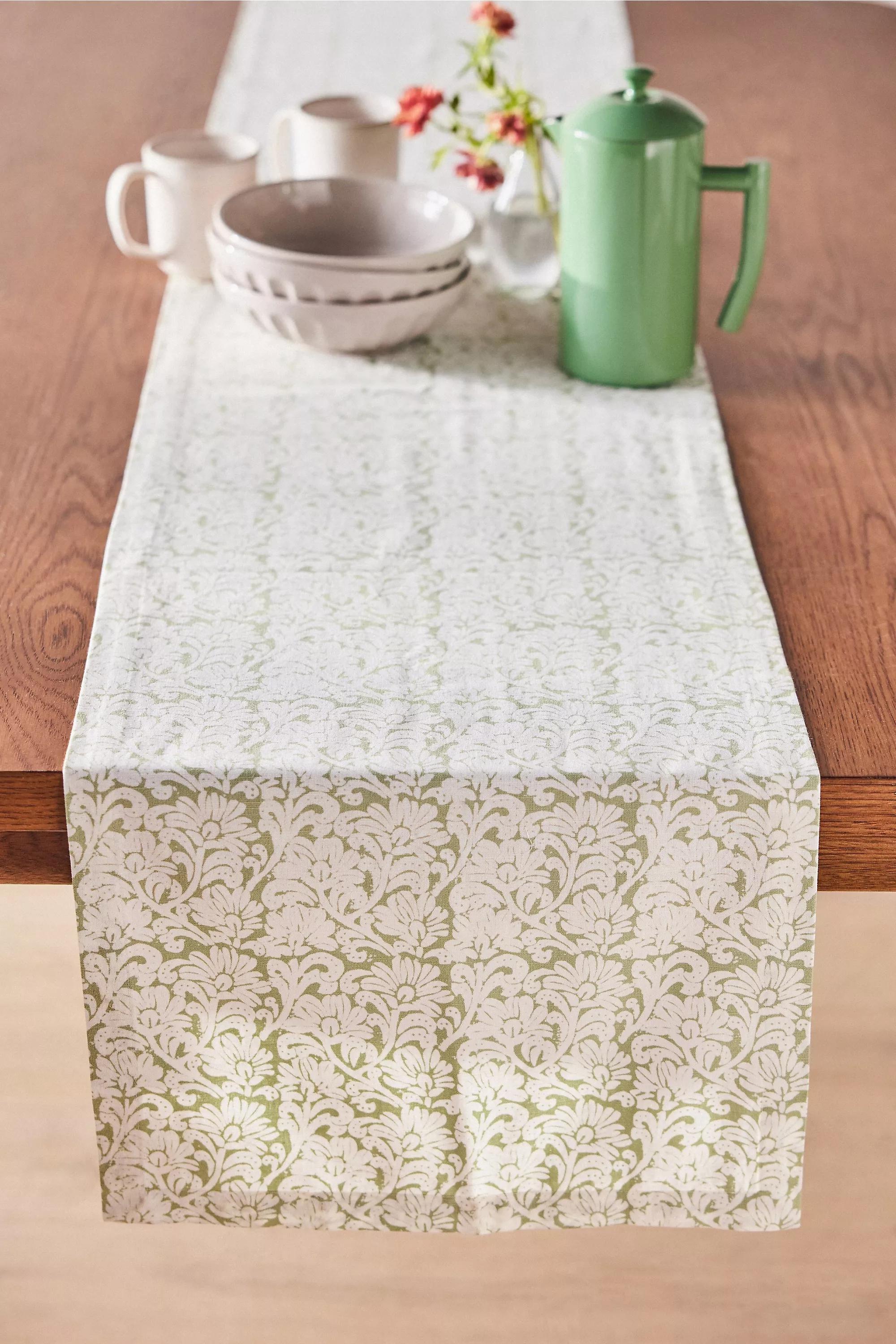 MOSS Demeter Embroidered Cotton Runner, A501_0031, medium