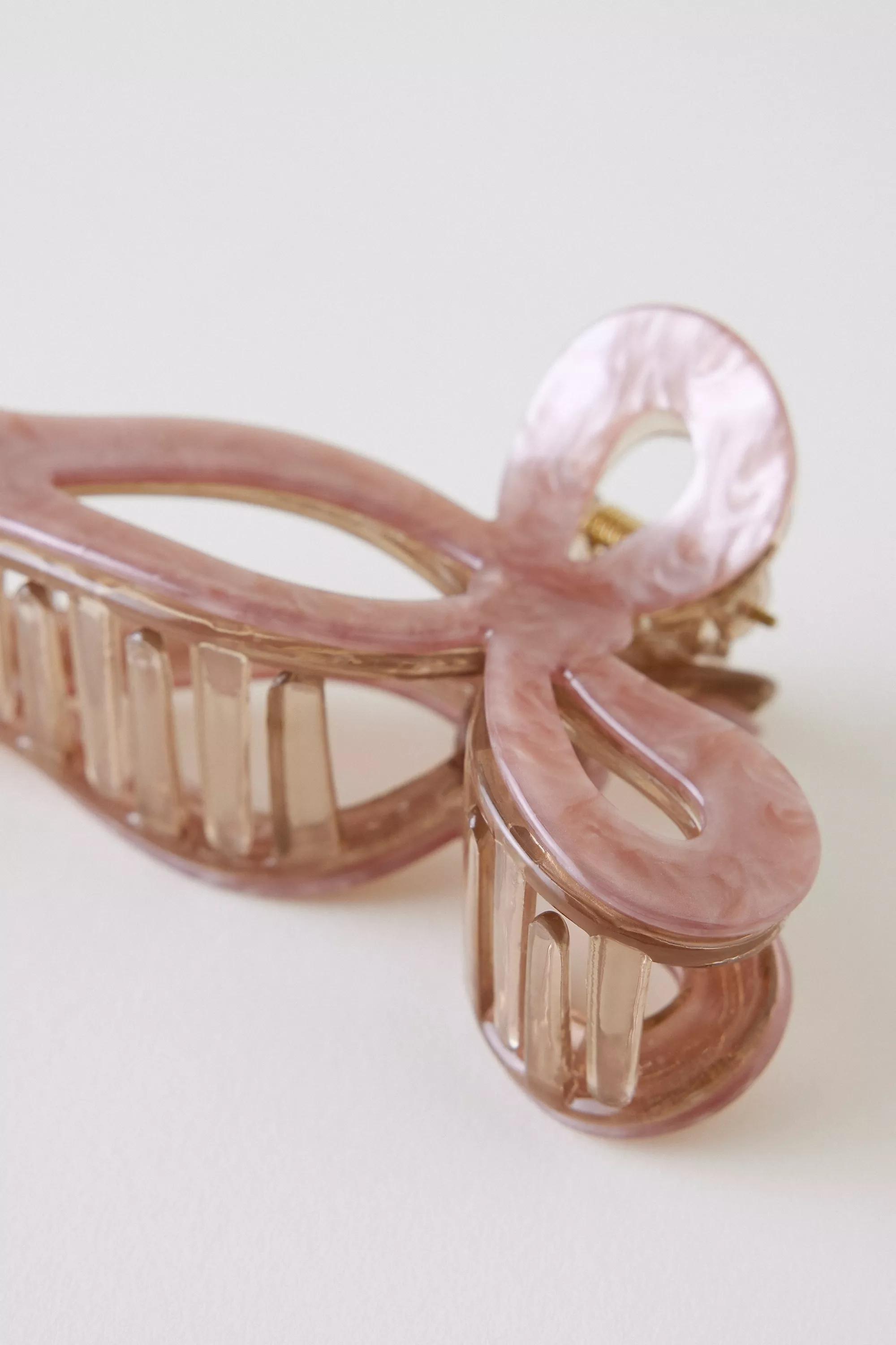Anthropologie Hair Accessory Claw, Pink, A501_0066, large image number 3