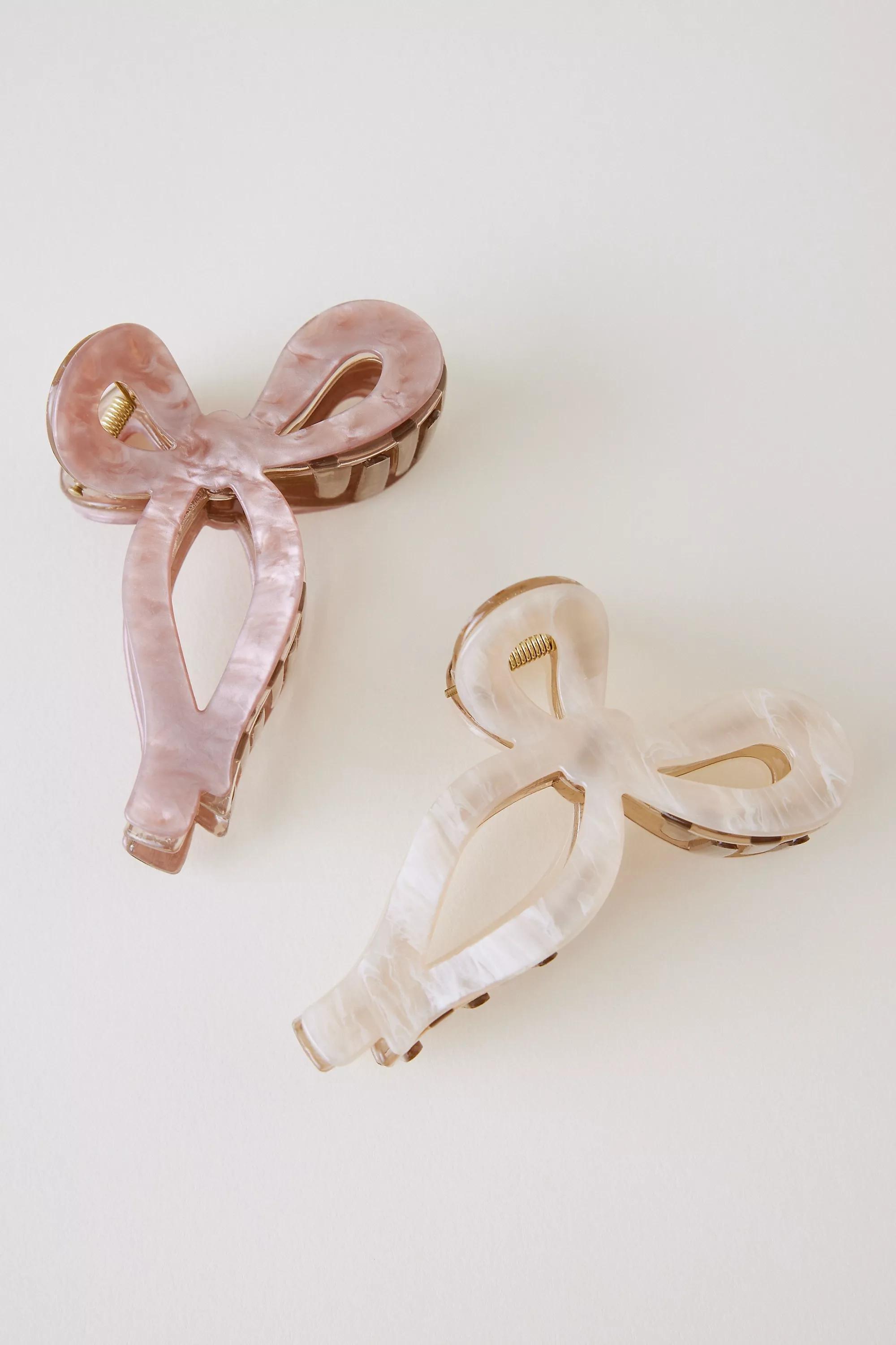 Anthropologie Hair Accessory Claw, Pink, A501_0066, large image number 4