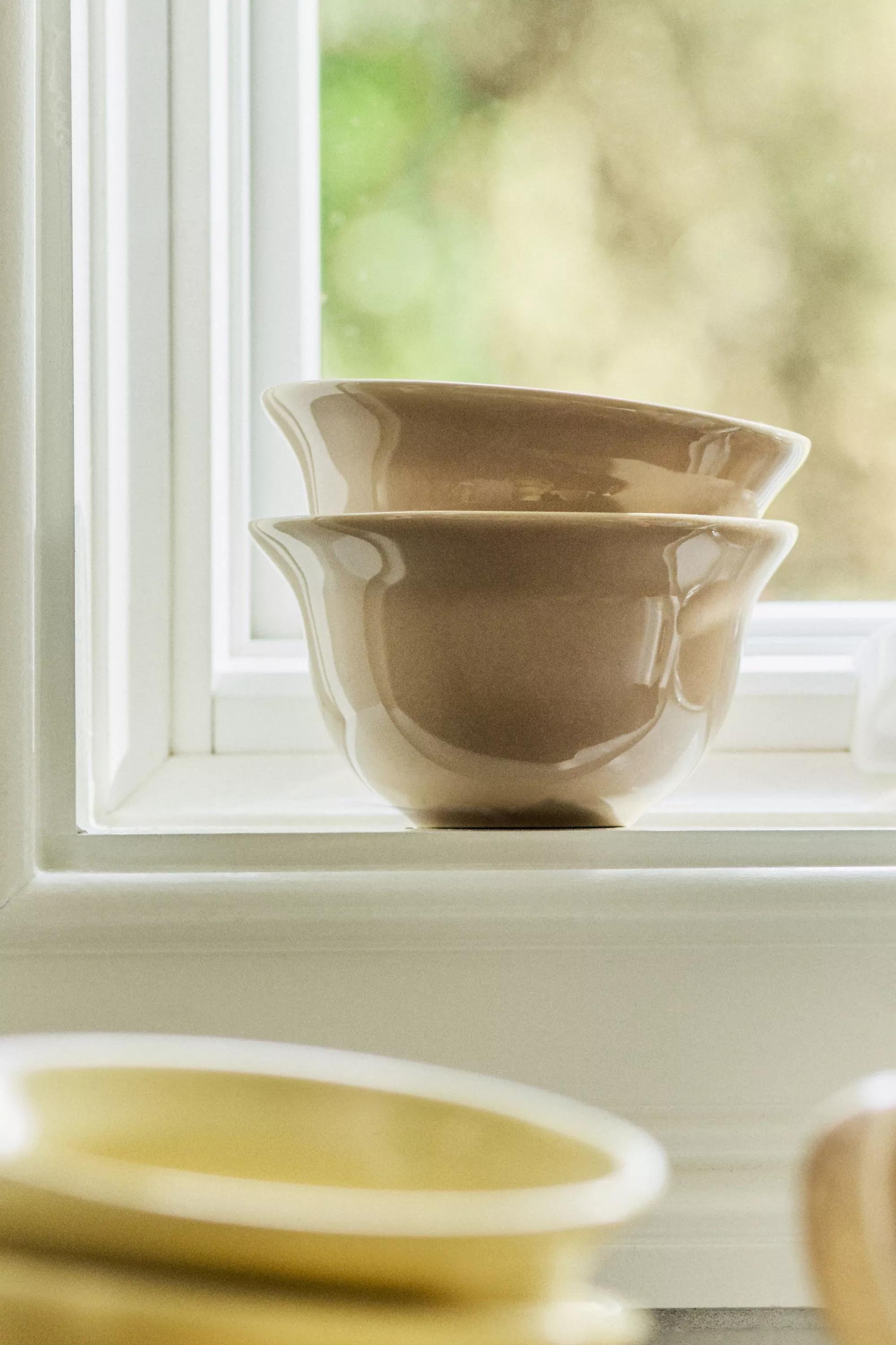 Reeves Portuguese Stoneware Nut Bowl, Beige, A501_0014, medium