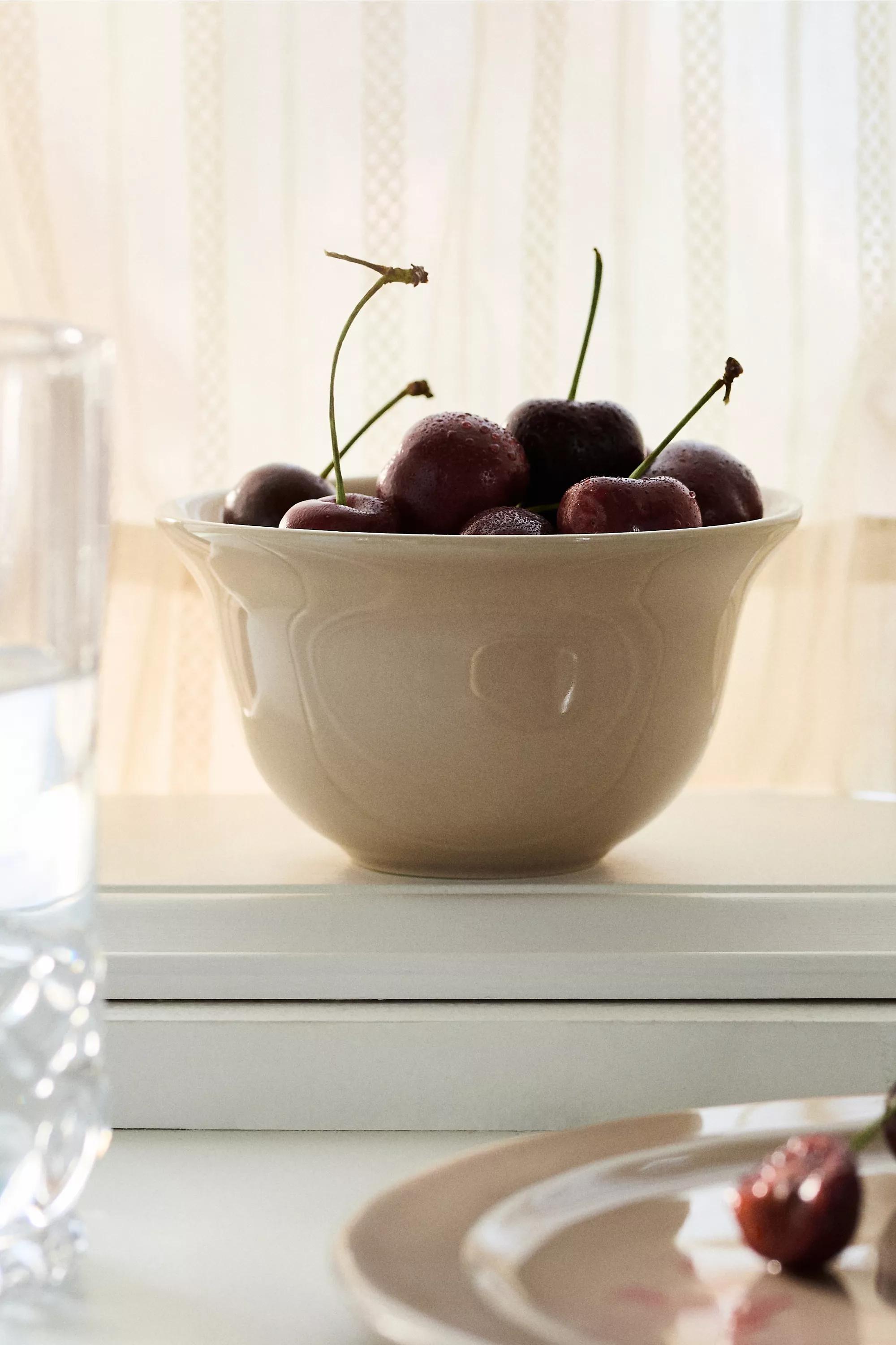 Reeves Portuguese Stoneware Nut Bowl, Beige, A501_0014, large image number 1