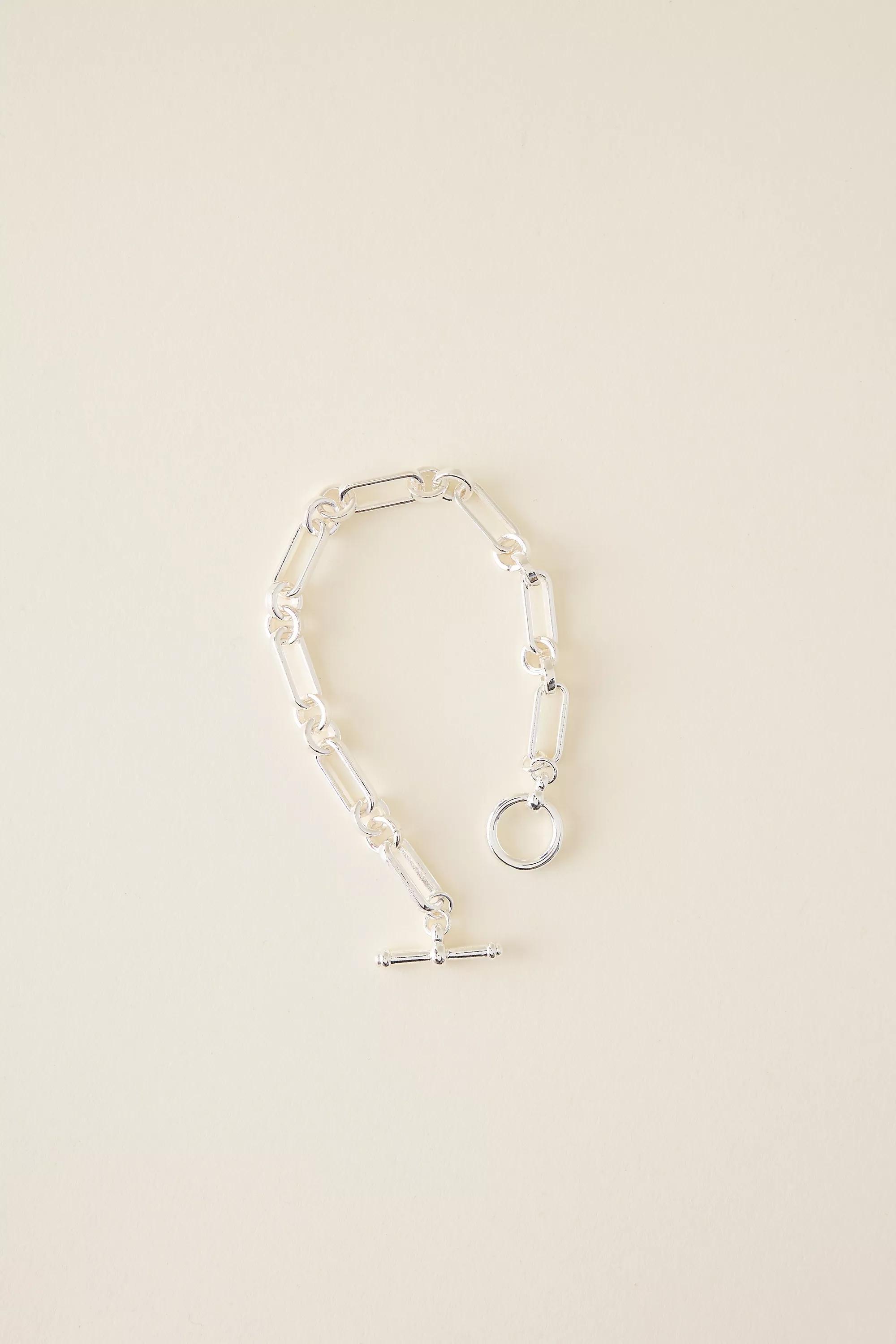 Chunky Chain T-Bar Bracelet, A501_0007, medium