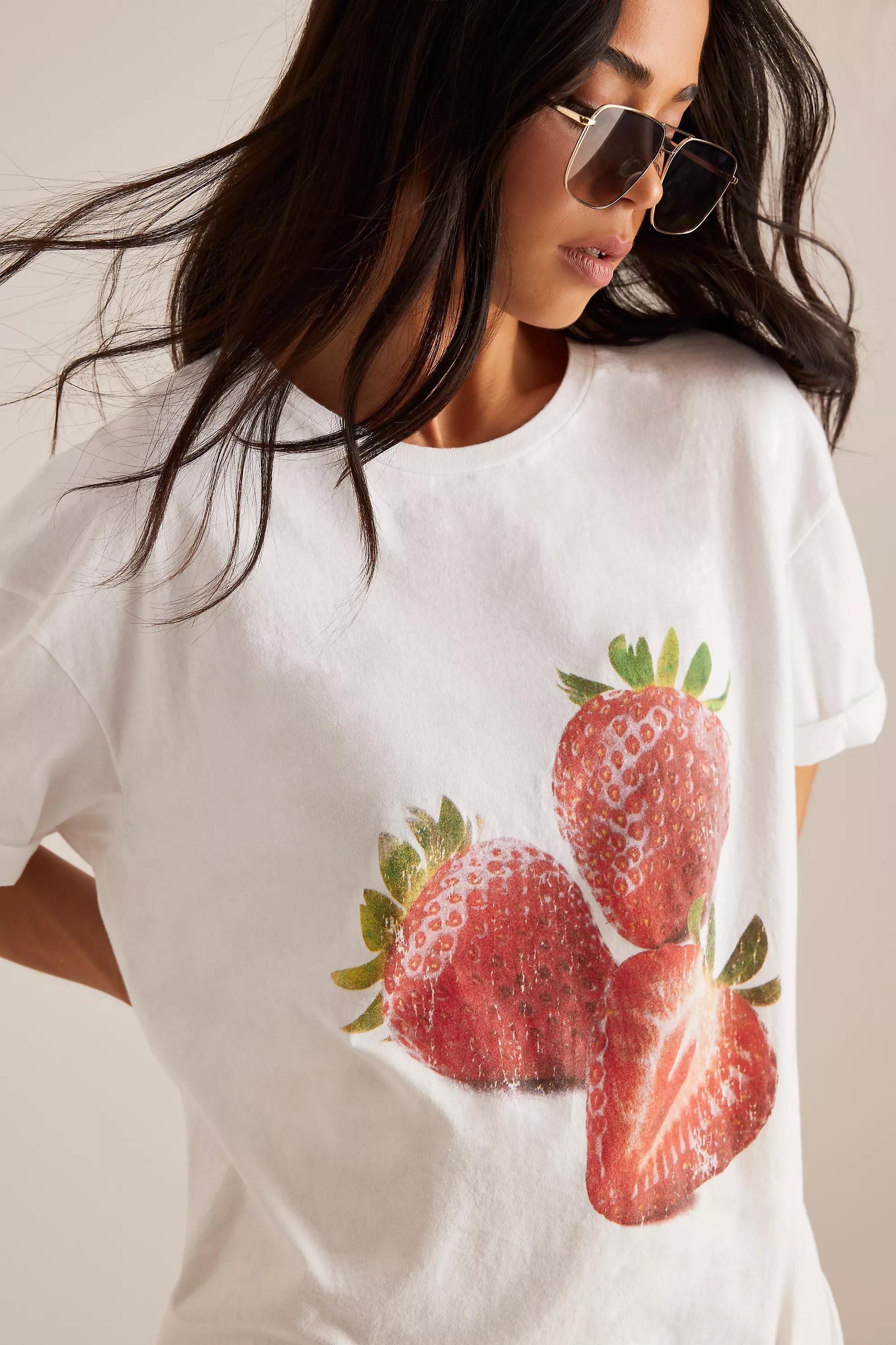 Anthropologie Checked Casual Retro T-Shirt, White, , large image number 7