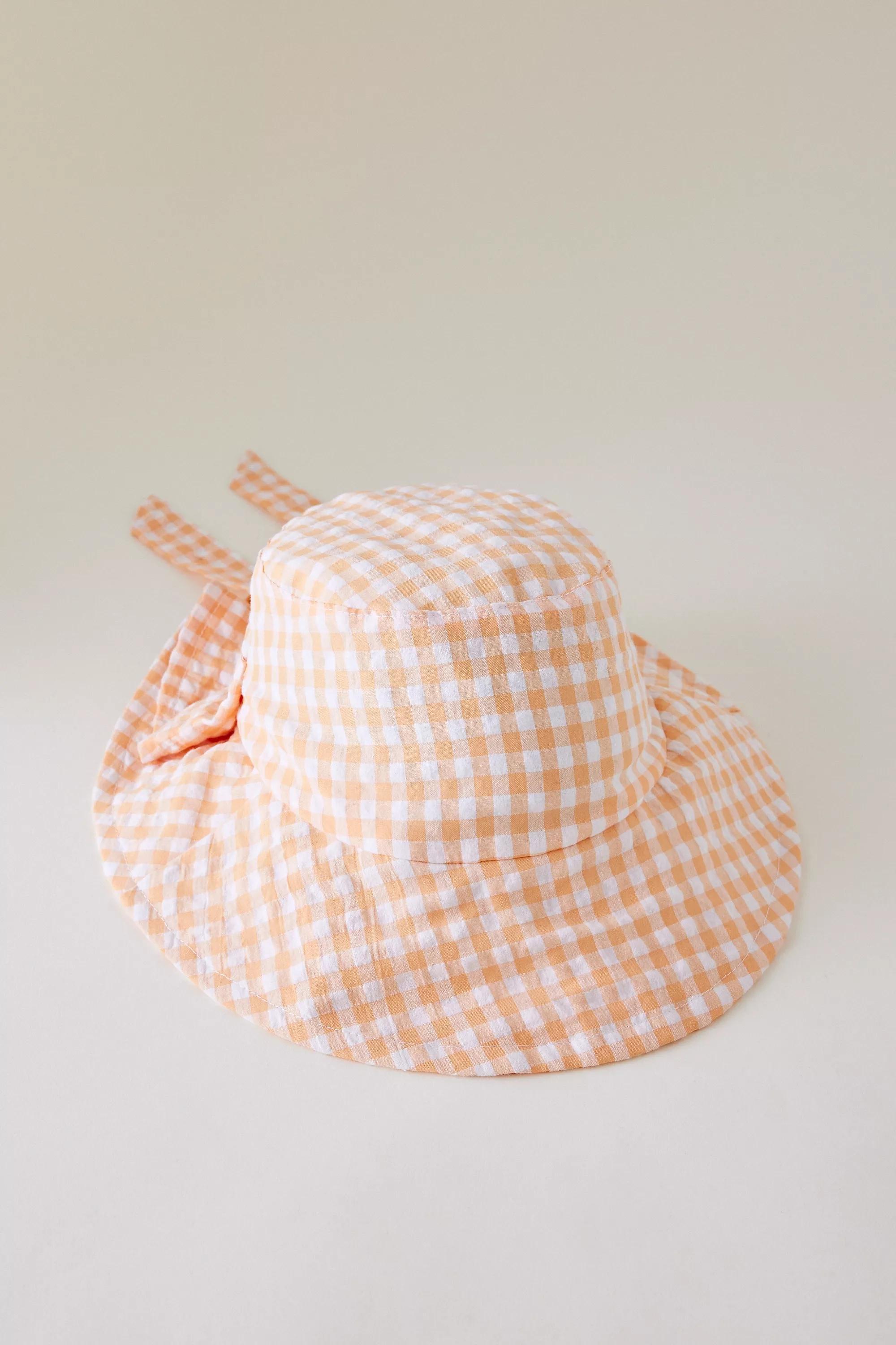 Bow Tie Strap Hat, Kids Girls, A501_0067, large image number 0