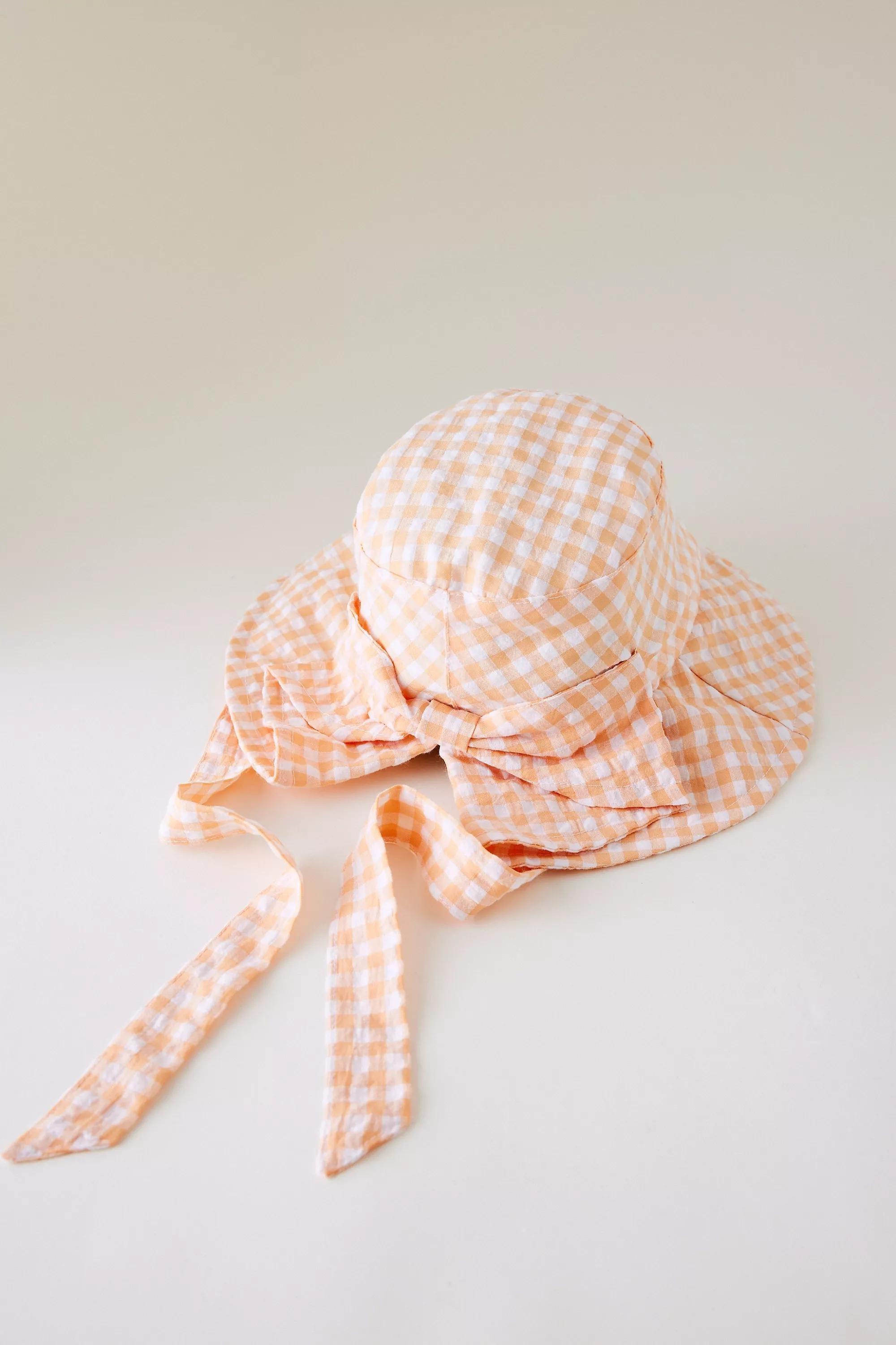 Bow Tie Strap Hat, Kids Girls, A501_0067, large image number 1