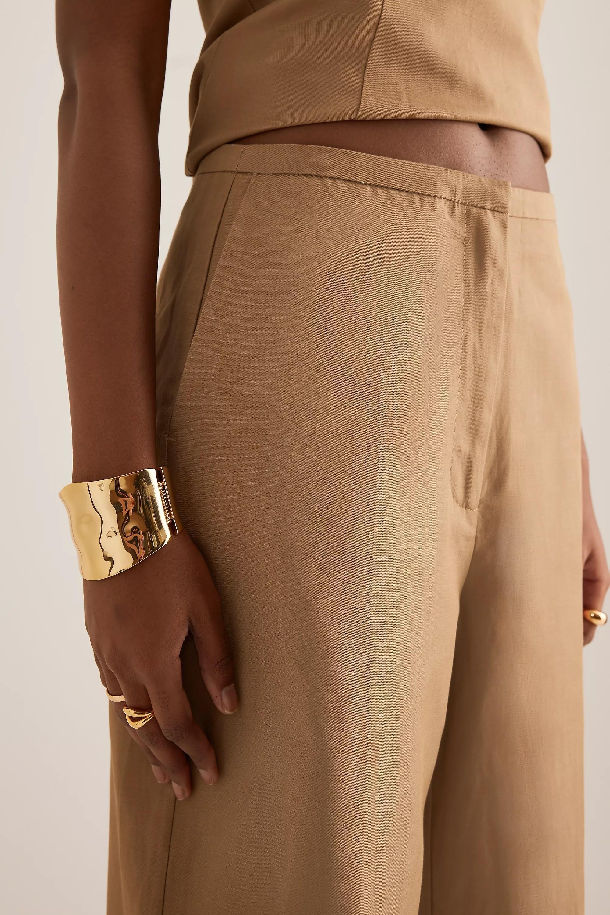 HONEY Selected Femme Bri Straight-Leg Trousers, A501_0025, large image number 3