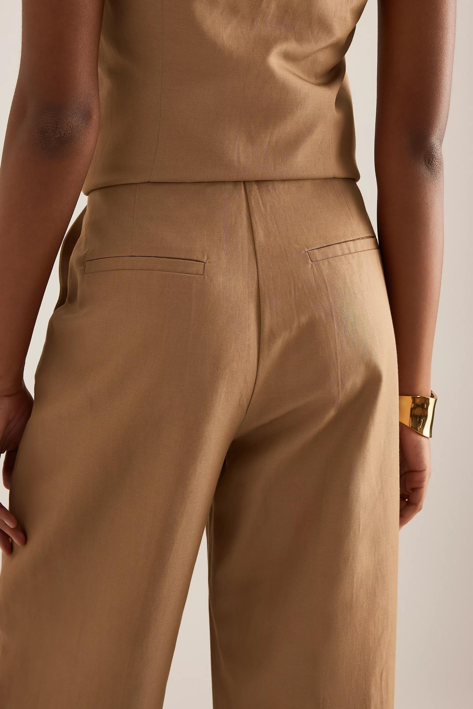 HONEY Selected Femme Bri Straight-Leg Trousers, A501_0025, large image number 4