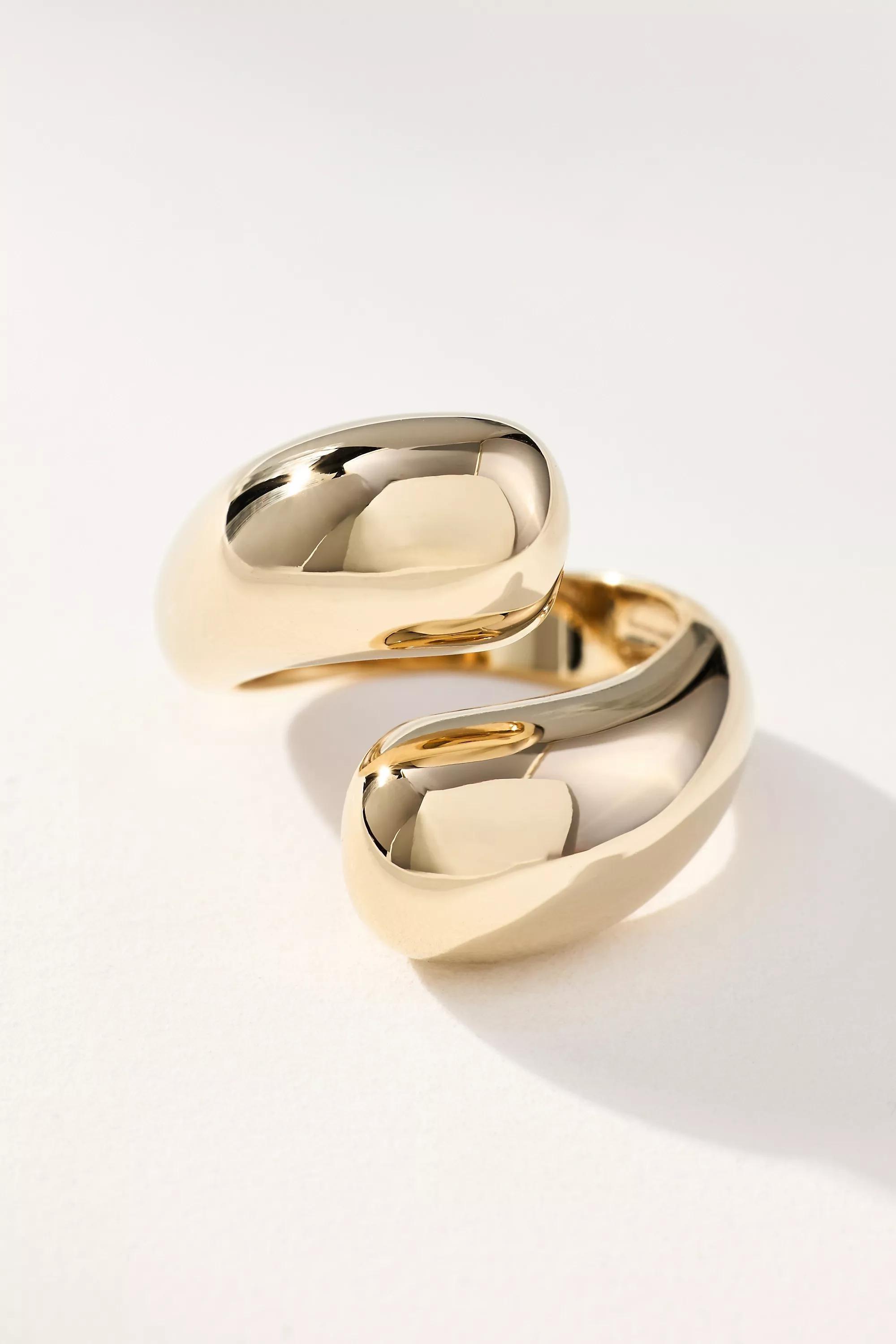 Double Twisted Ring, Gold, , large image number 3