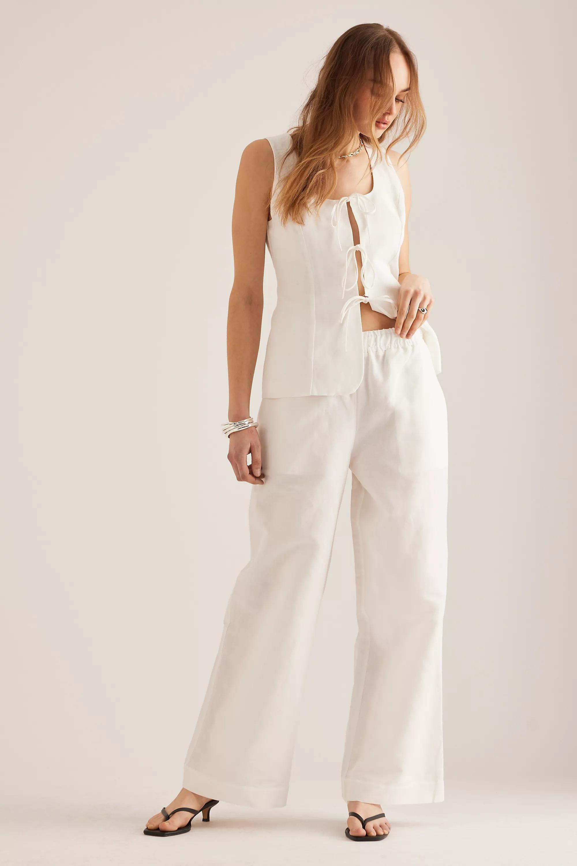 Anthropologie Pants Women Plain Casual Trousers, A501_0010, large image number 0