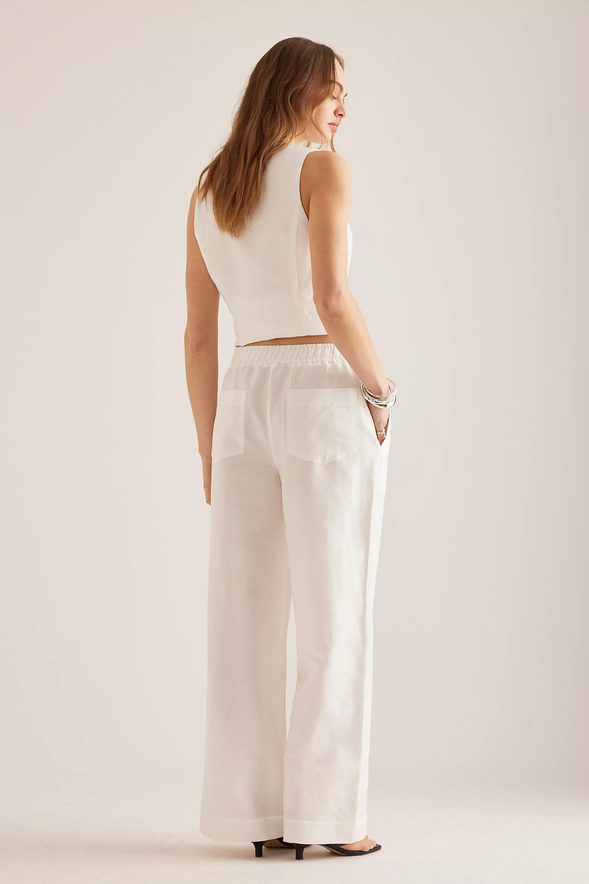 Anthropologie Pants Women Plain Casual Trousers, A501_0010, large image number 1