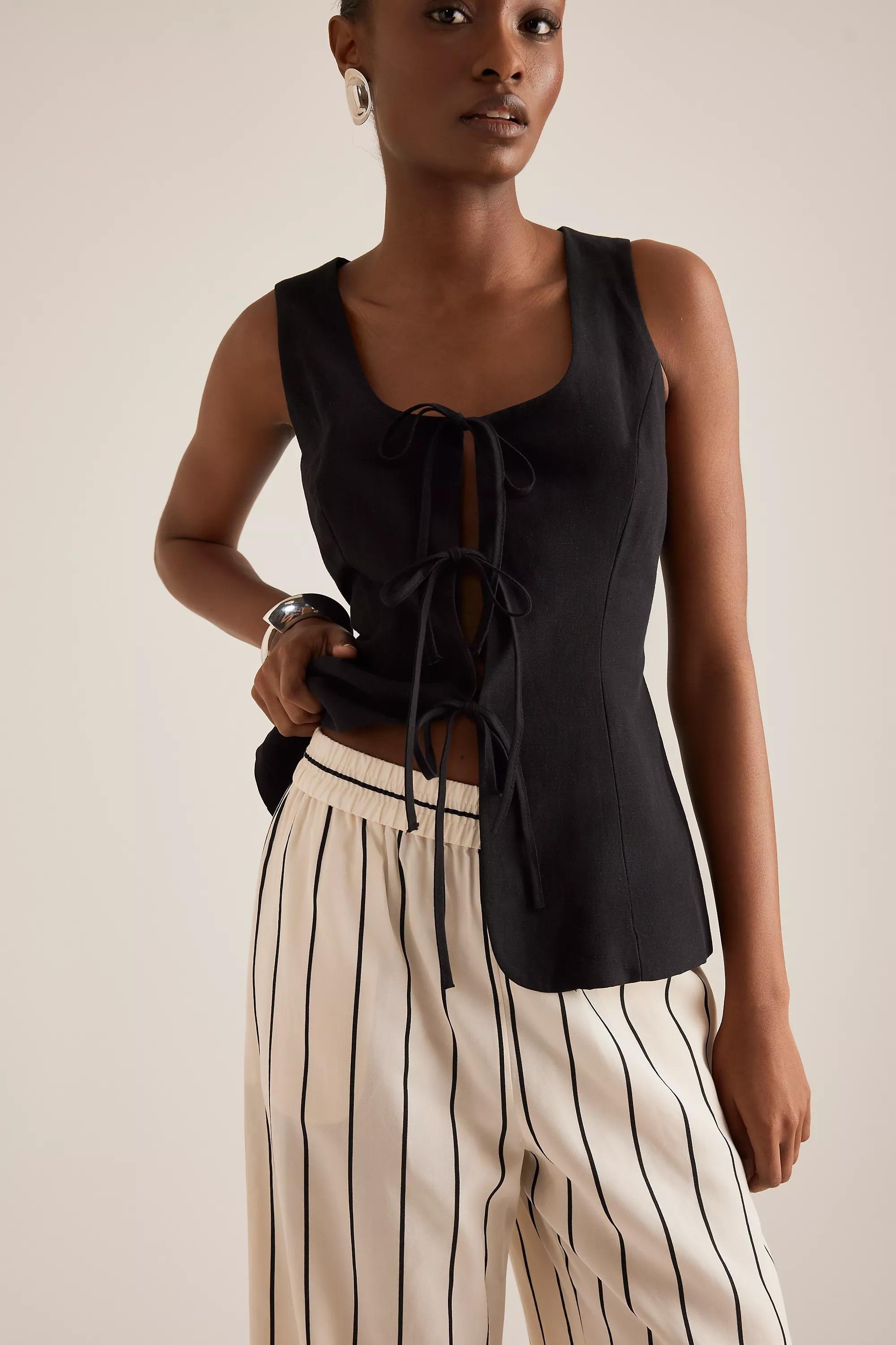 Anthropologie Pants Women Striped Casual Trousers, , large image number 3