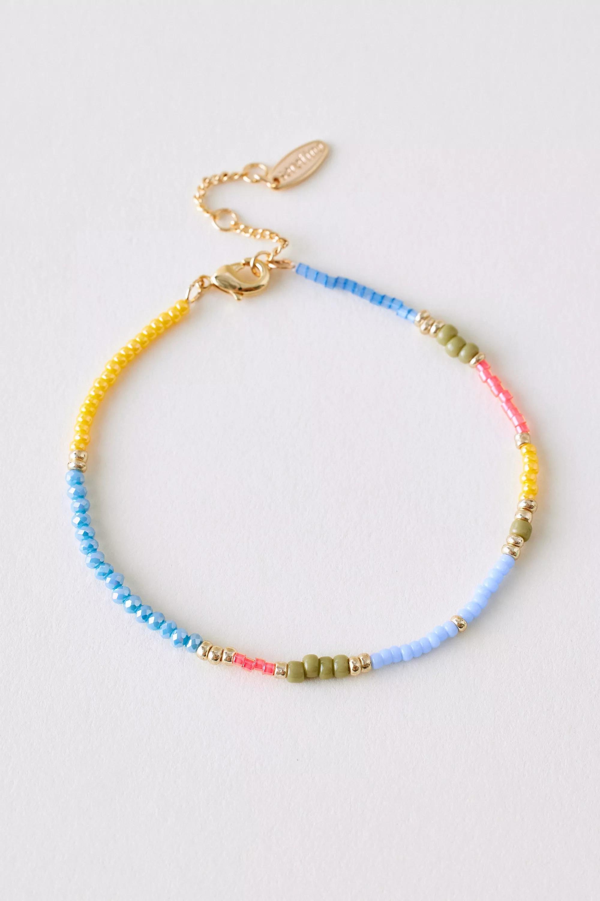 Beaded Bracelet, Multicolour, A501_0000, large image number 1