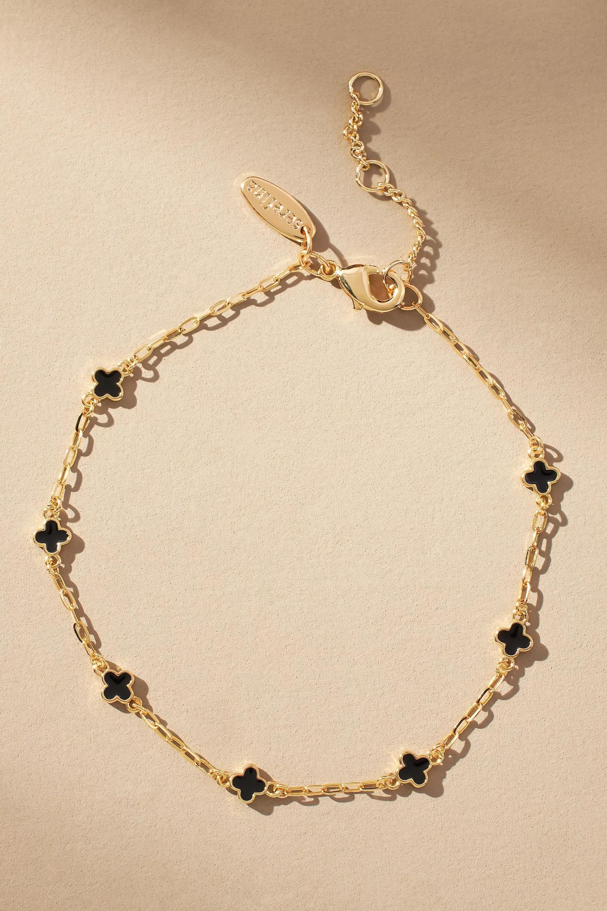BLACK Clover Chain Wrap Bracelet, , medium
