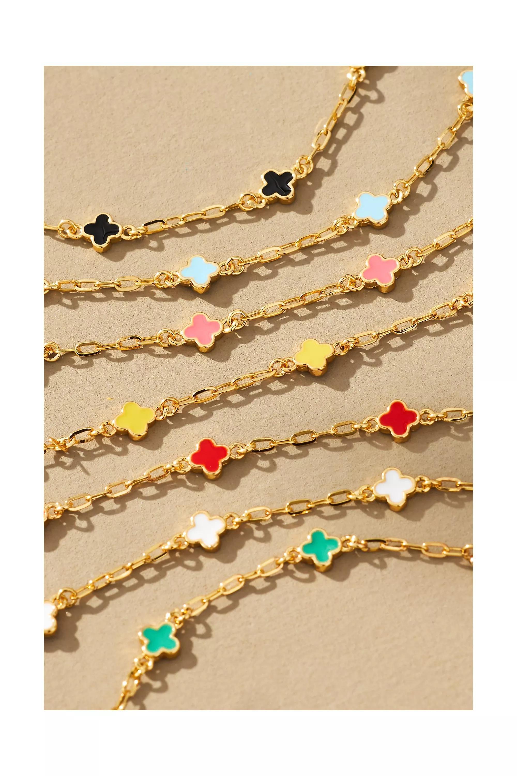 BLACK Clover Chain Wrap Bracelet, A501_0001, large image number 3