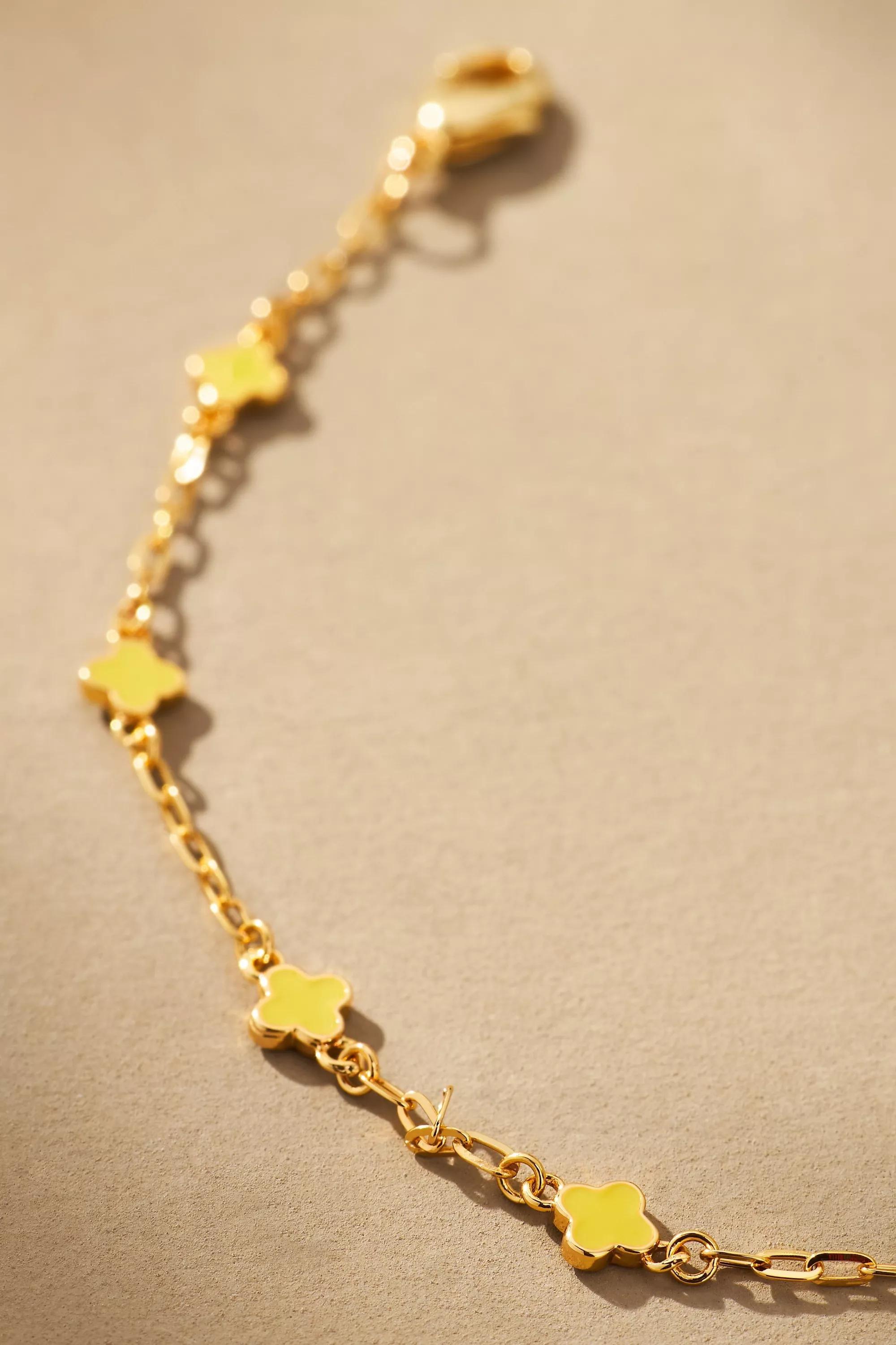 MAIZE Clover Chain Wrap Bracelet, A501_0074, large image number 4