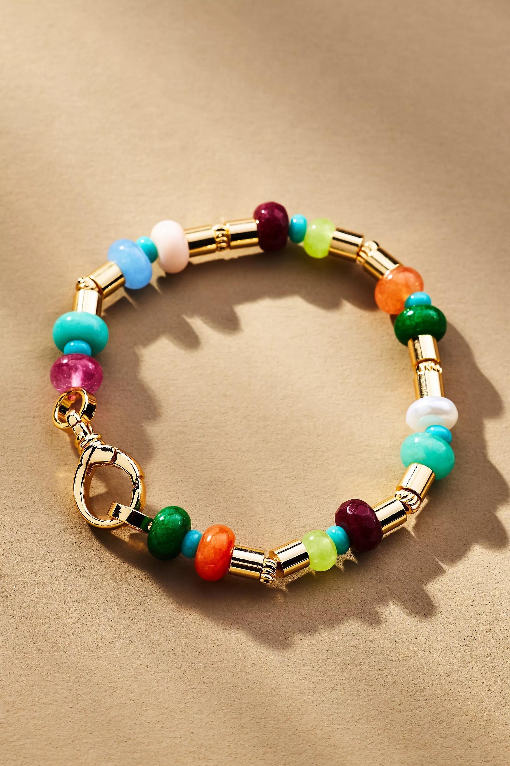 ASSORT Rainbow Beaded Bracelet, A501_0000, large image number 1