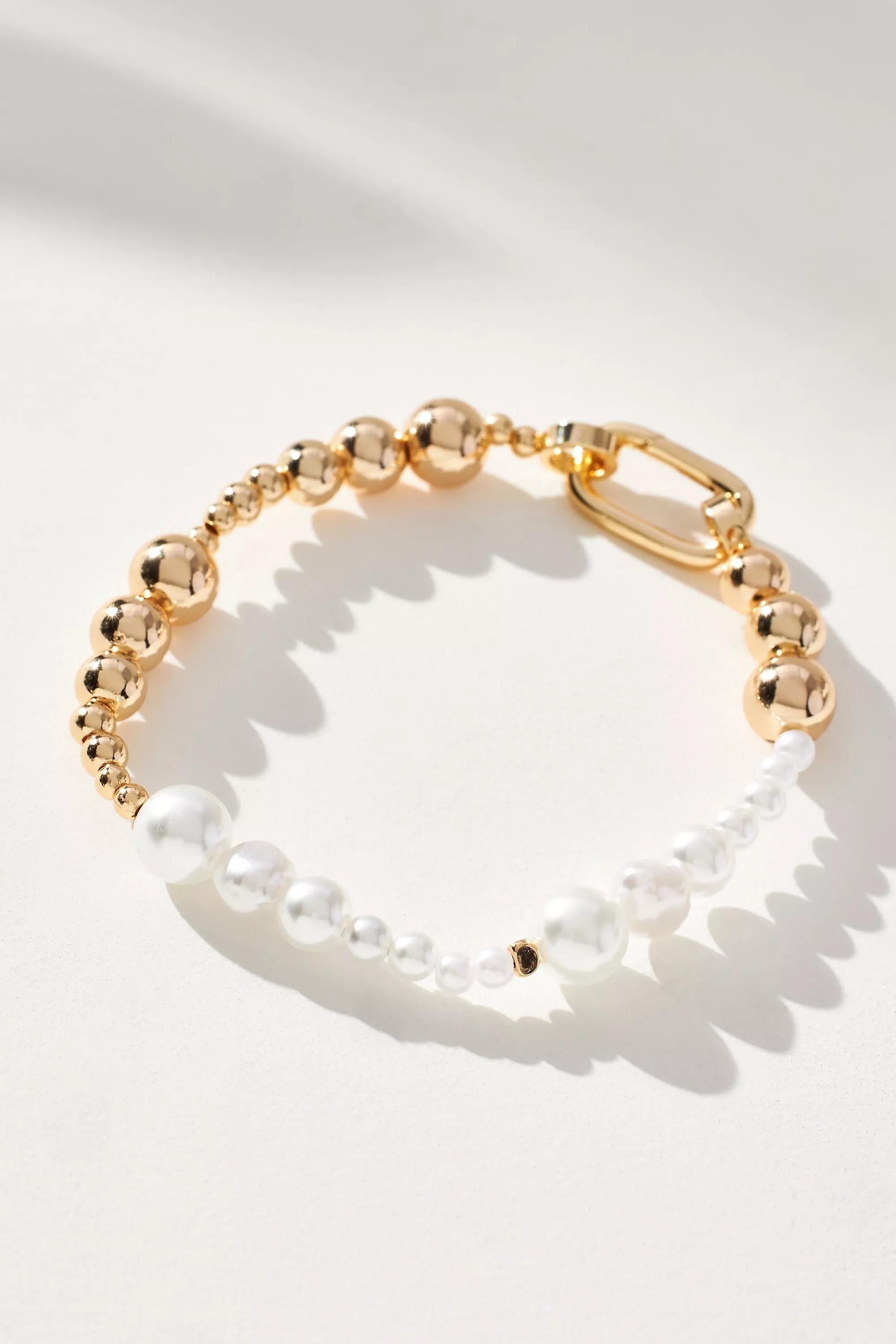 PEARL Rainbow Beaded Bracelet, , medium