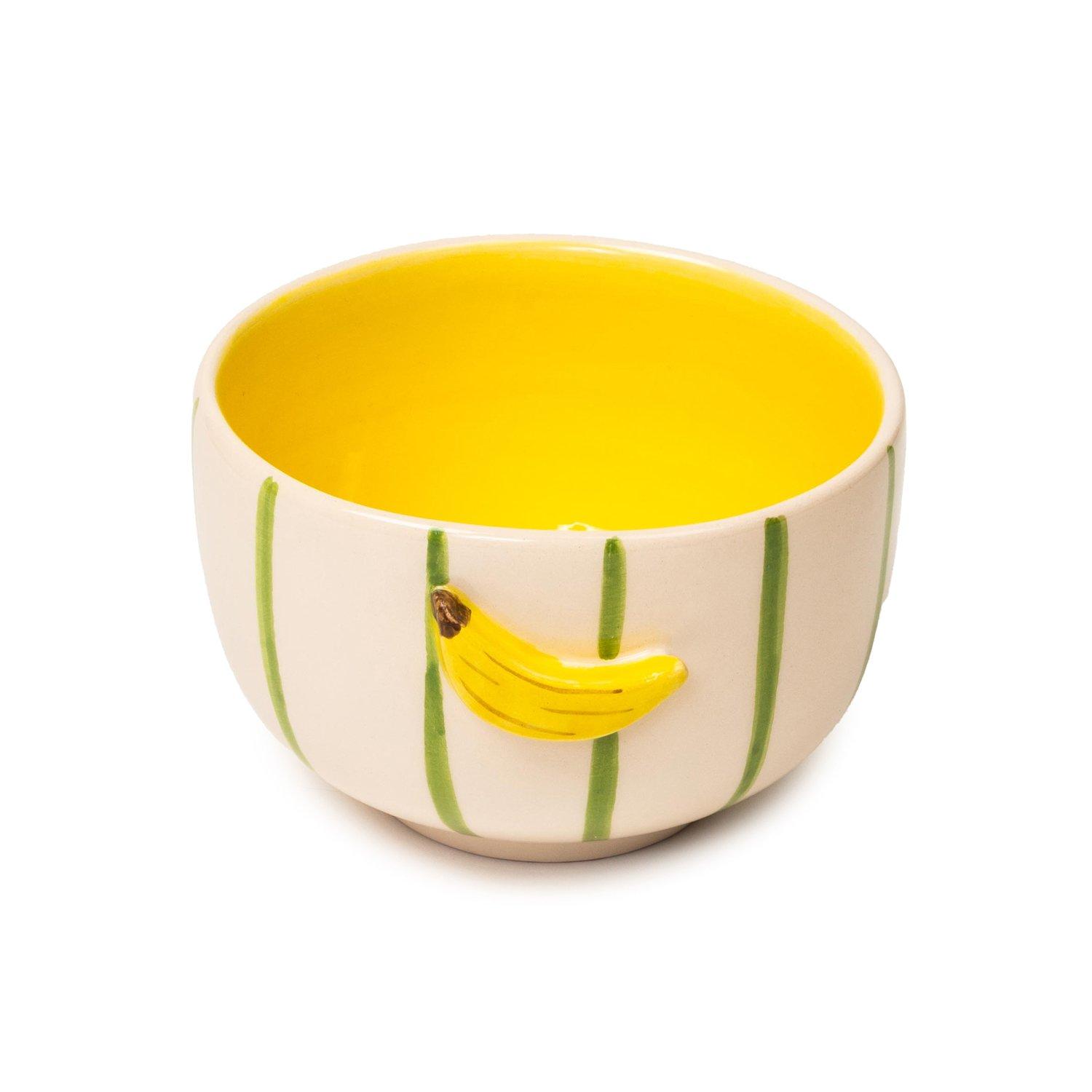 3D Banana Mini Bowl, Yellow, , large image number 0