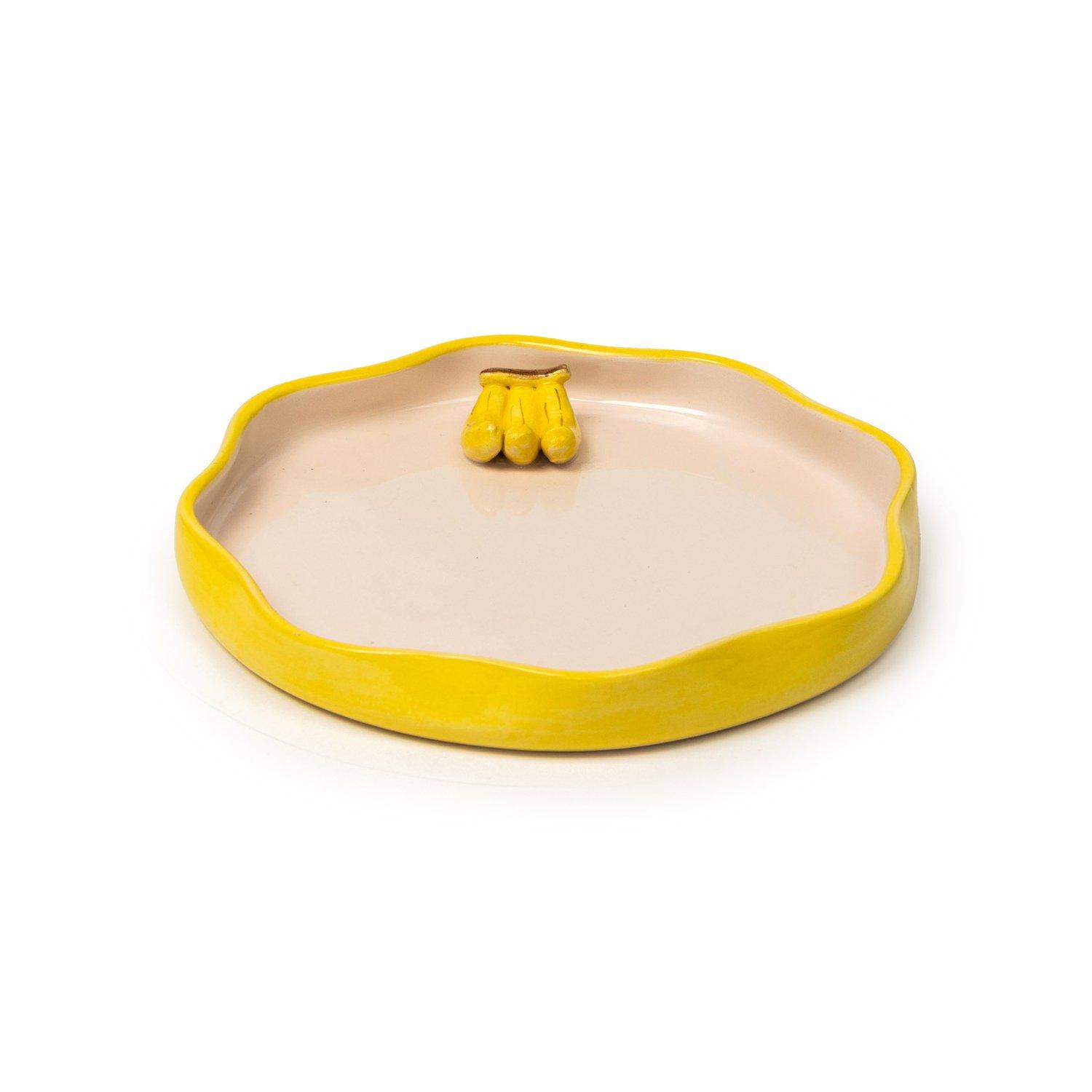 3D 15 cm Banana Plate, Multicolour, , large image number 1