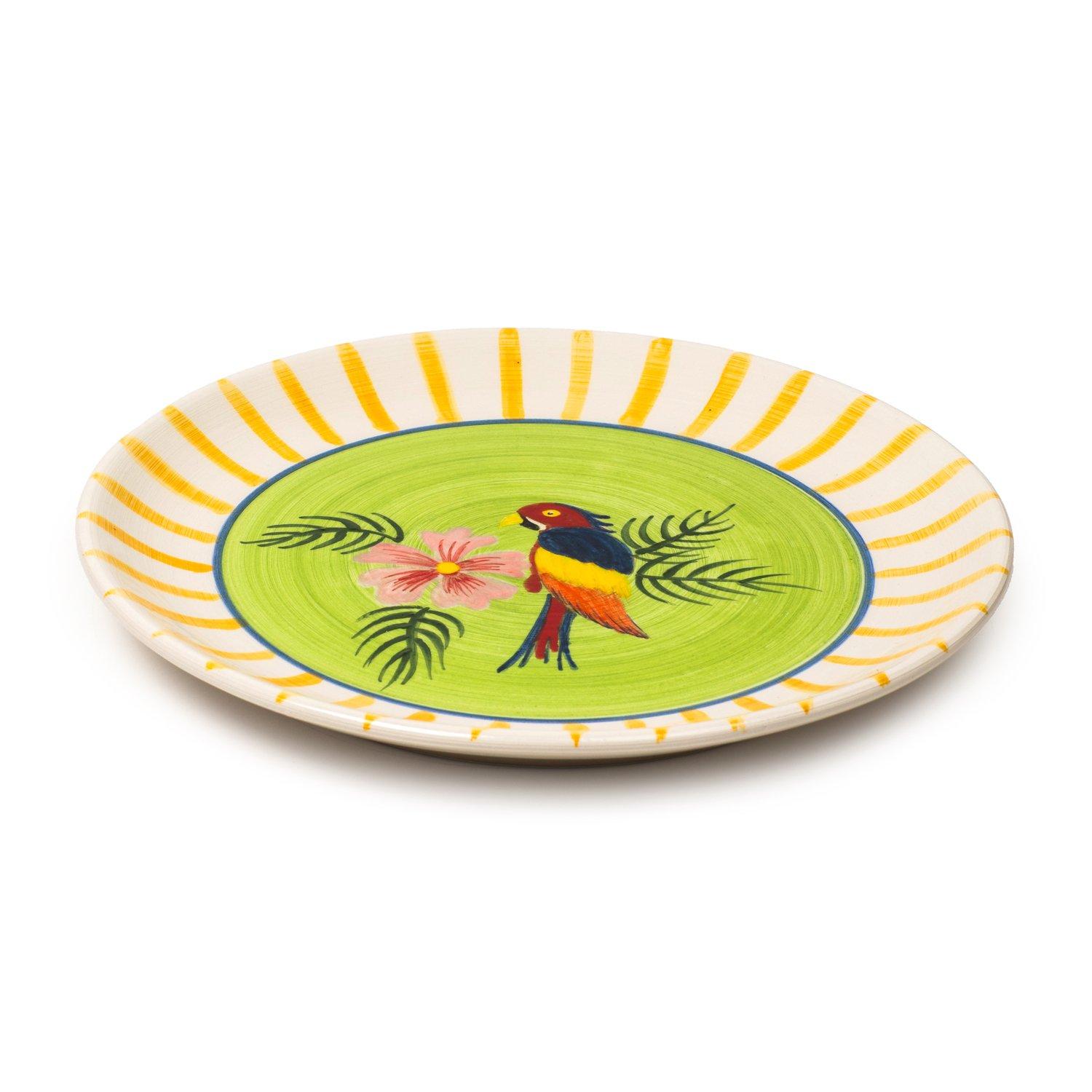 Tropical Dinner Plate 1, Multicolour, , medium