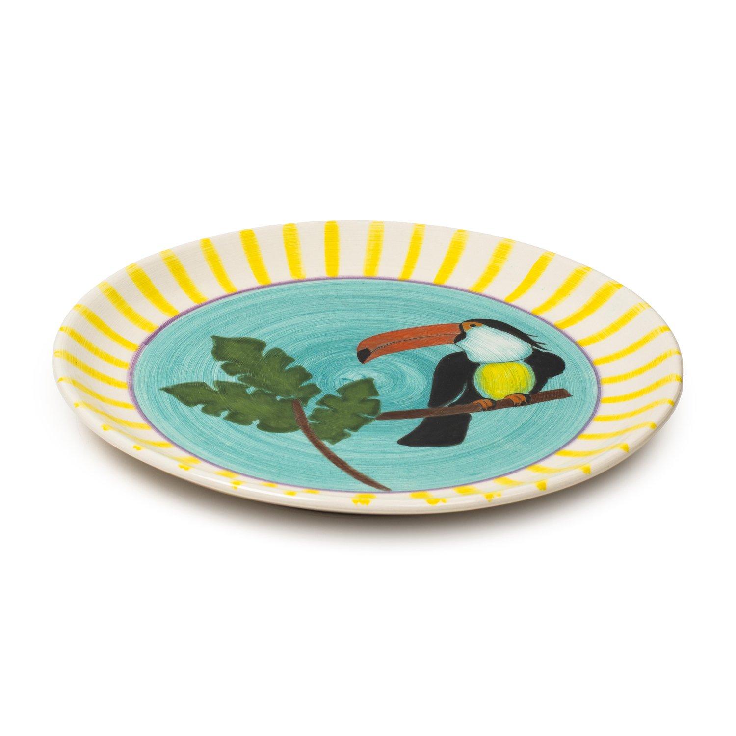 Tropical Dinner Plate 2, Multicolour, , large image number 1