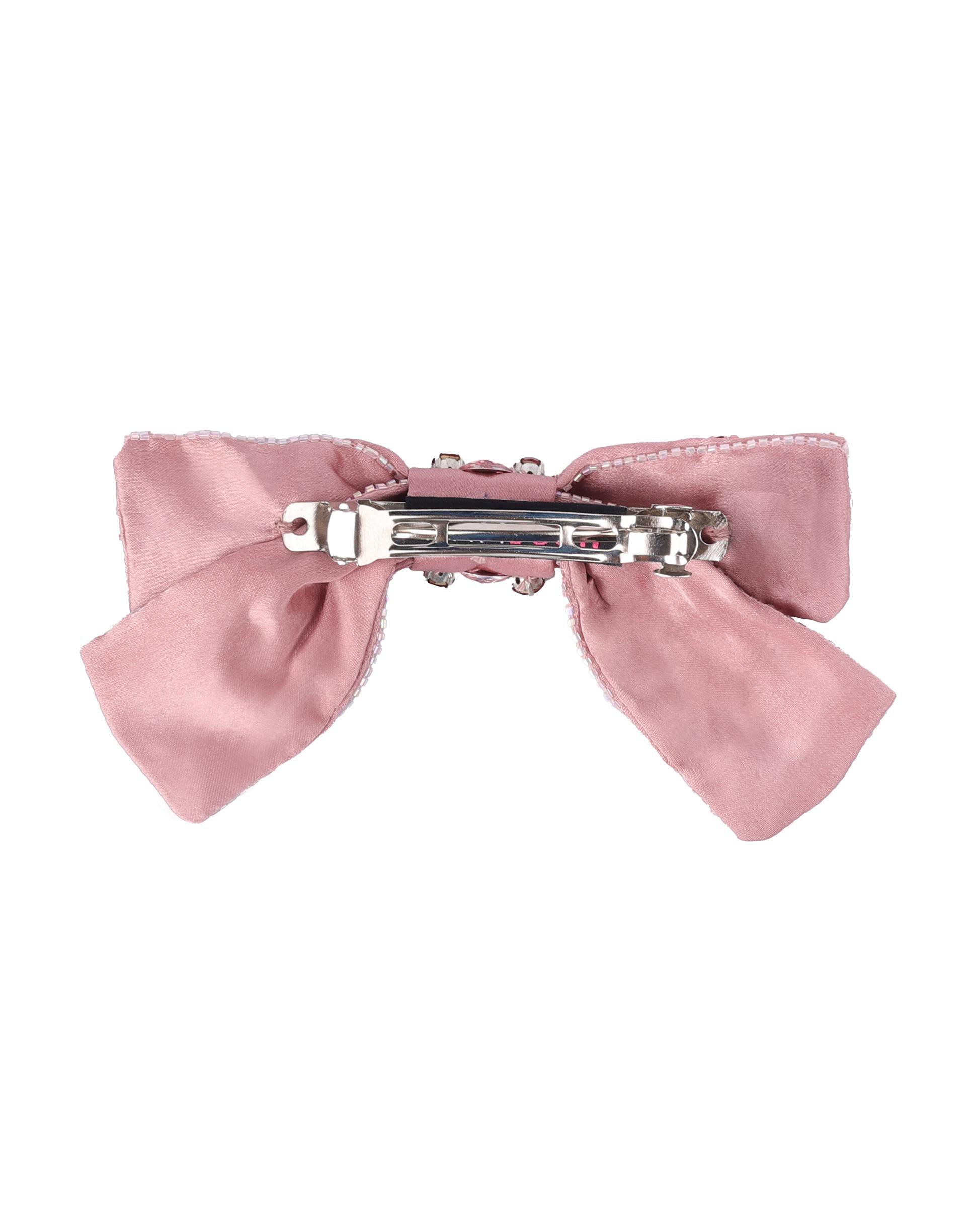 Floral Embellished Bow, Pink, , large image number 1