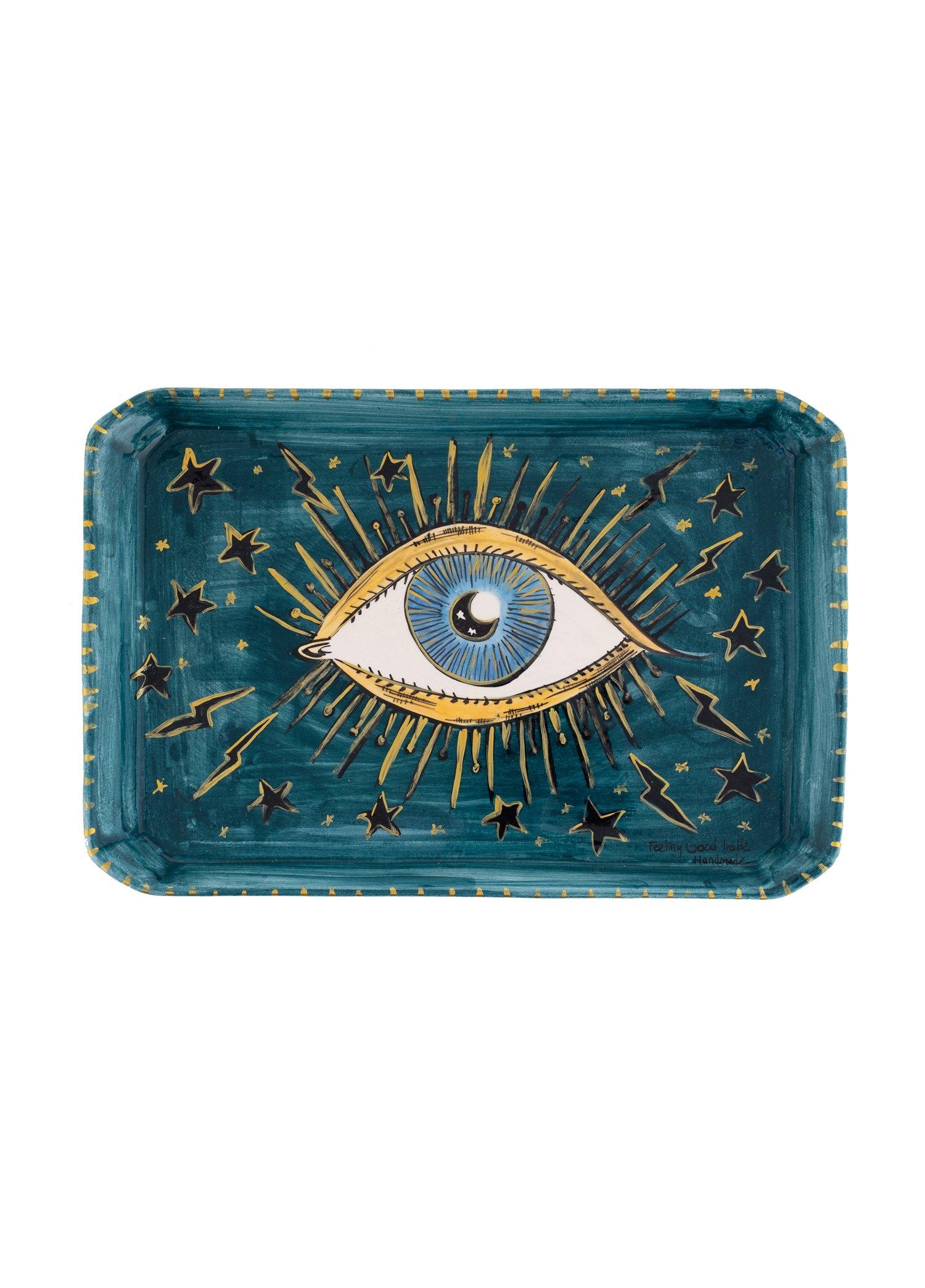 Inner Eye Blue Eyes Tray, FGI X Anthropologie, Multicolour, A516_EYE, large image number 0