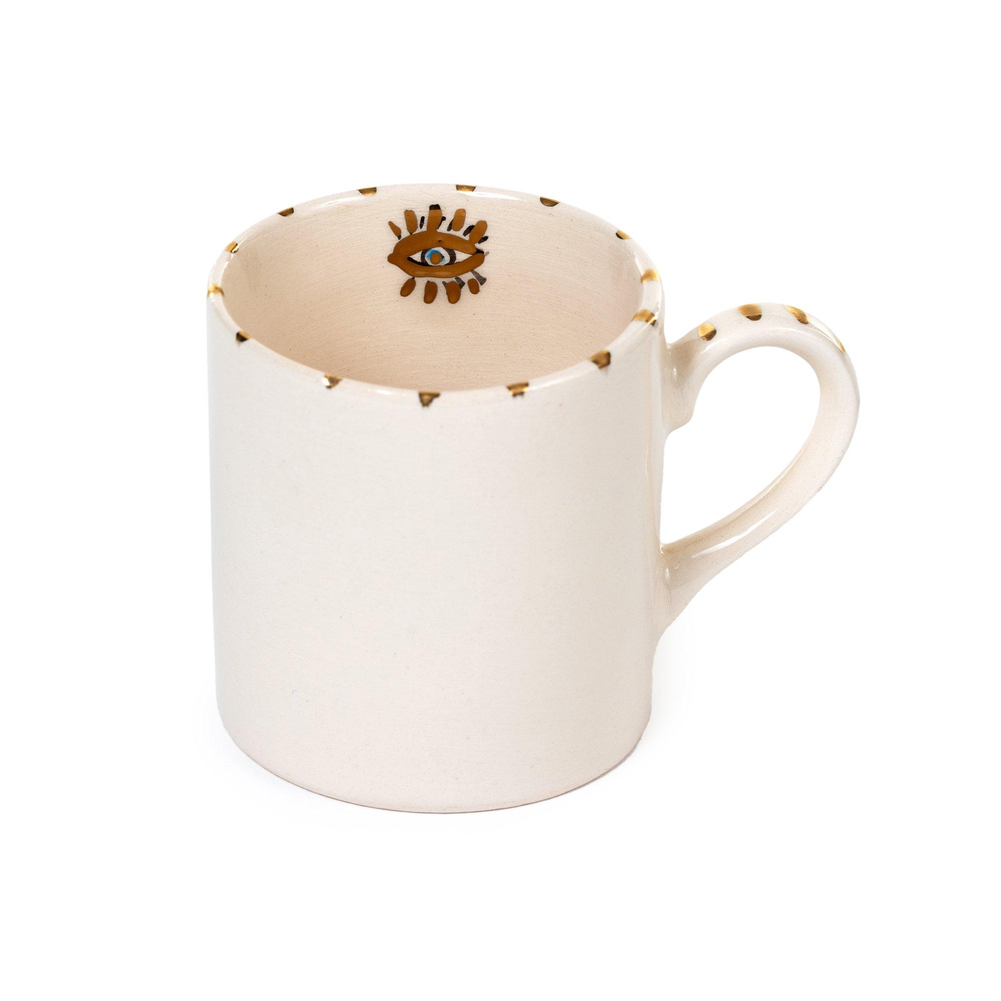 Inner Eye Mini Eyes Coffee Set, FGI X Anthropologie, Multicolour, A516_EYE, large image number 2
