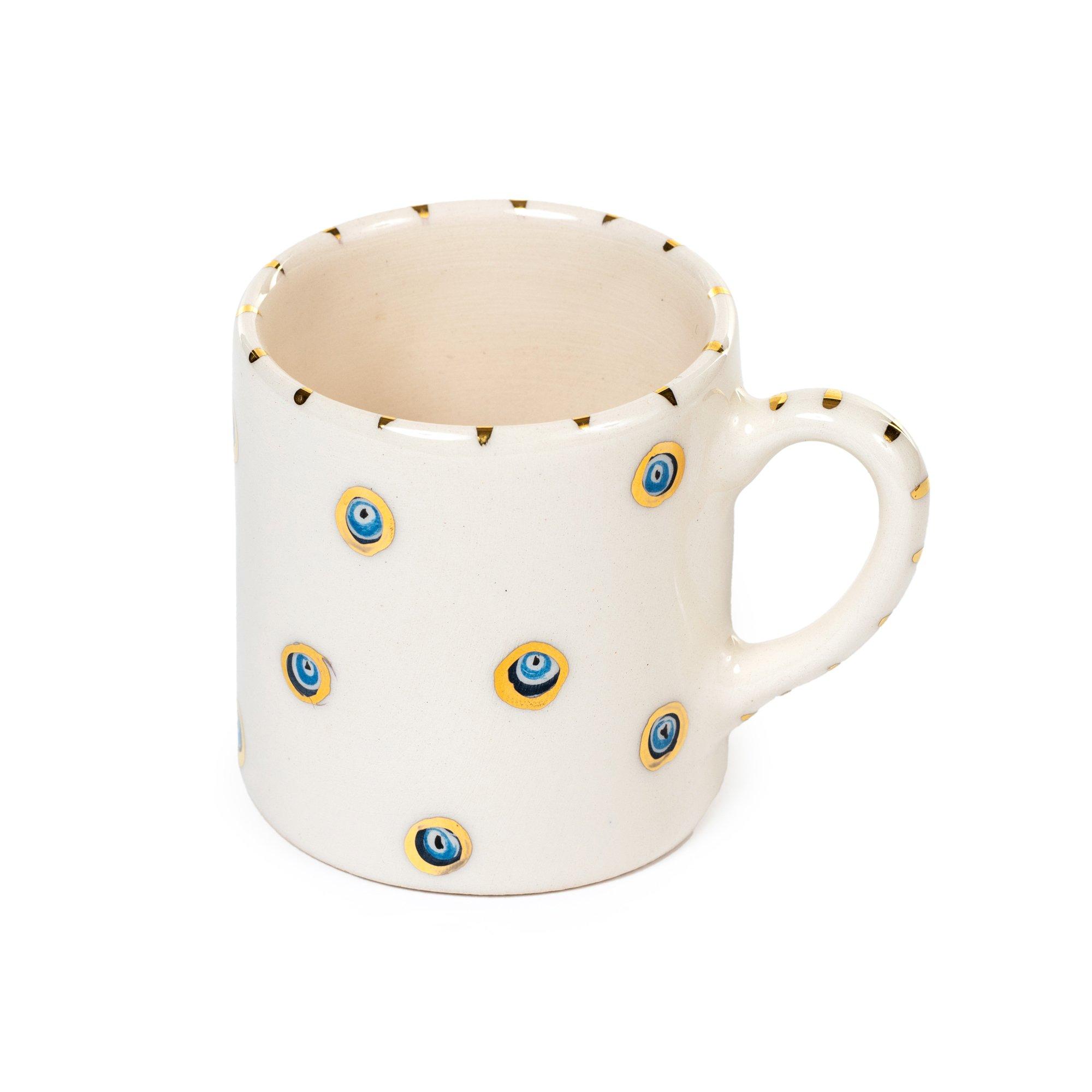 Inner Eye Multi Eyes Coffee Set, FGI X Anthropologie, Multicolour, A516_EYE, large image number 4