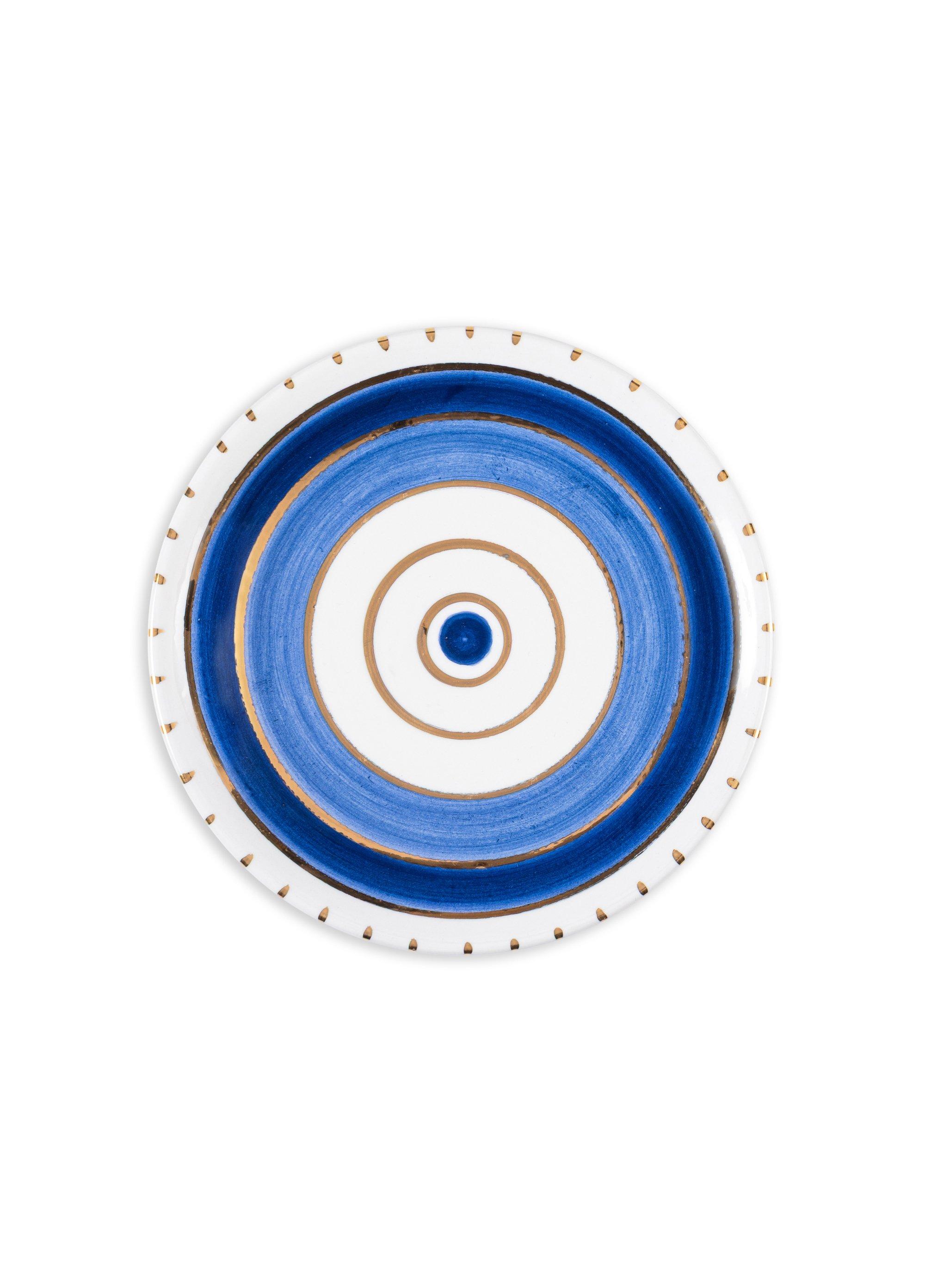 Inner Eye Aşk Dessert Plate, FGI X Anthropologie, Multicolour, A516_EYE, large image number 0