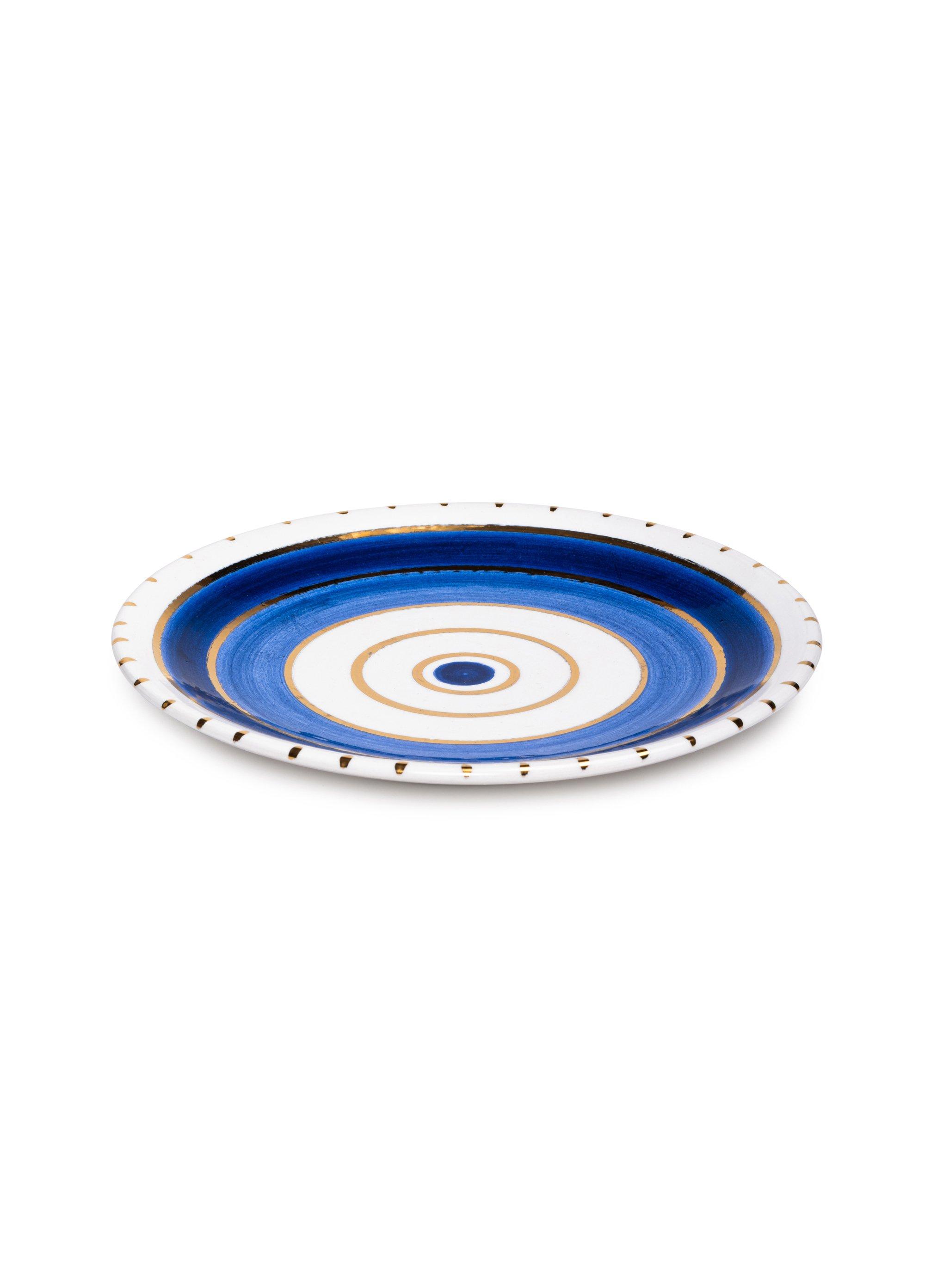 Inner Eye Aşk Dessert Plate, FGI X Anthropologie, Multicolour, A516_EYE, large image number 1