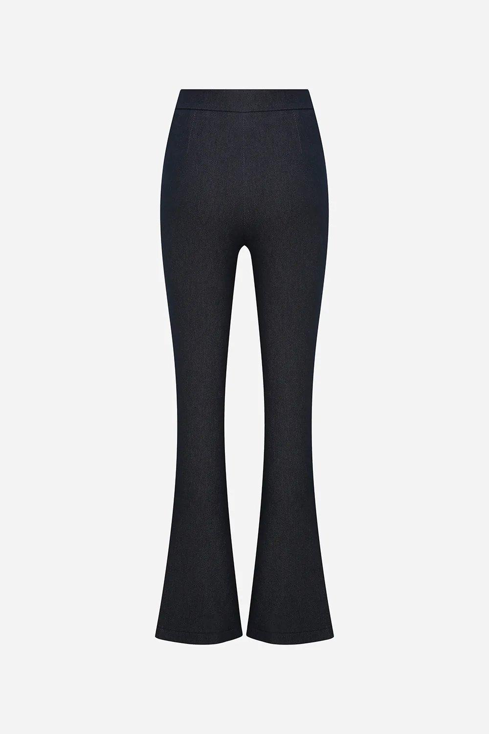 Blue Odine Denim Trousers With Front Slit, A529_0091, large image number 1