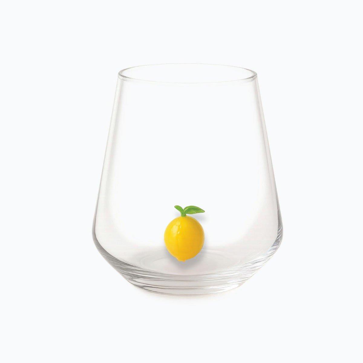Lemon Stem Glass, Yellow, A508_LEMON, large image number 0