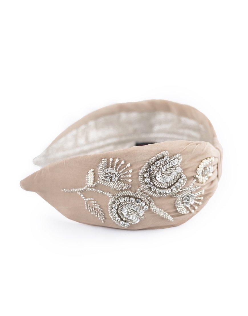 Hairband, Anthropologie X Namjosh, Beige, A517_0024, large image number 1