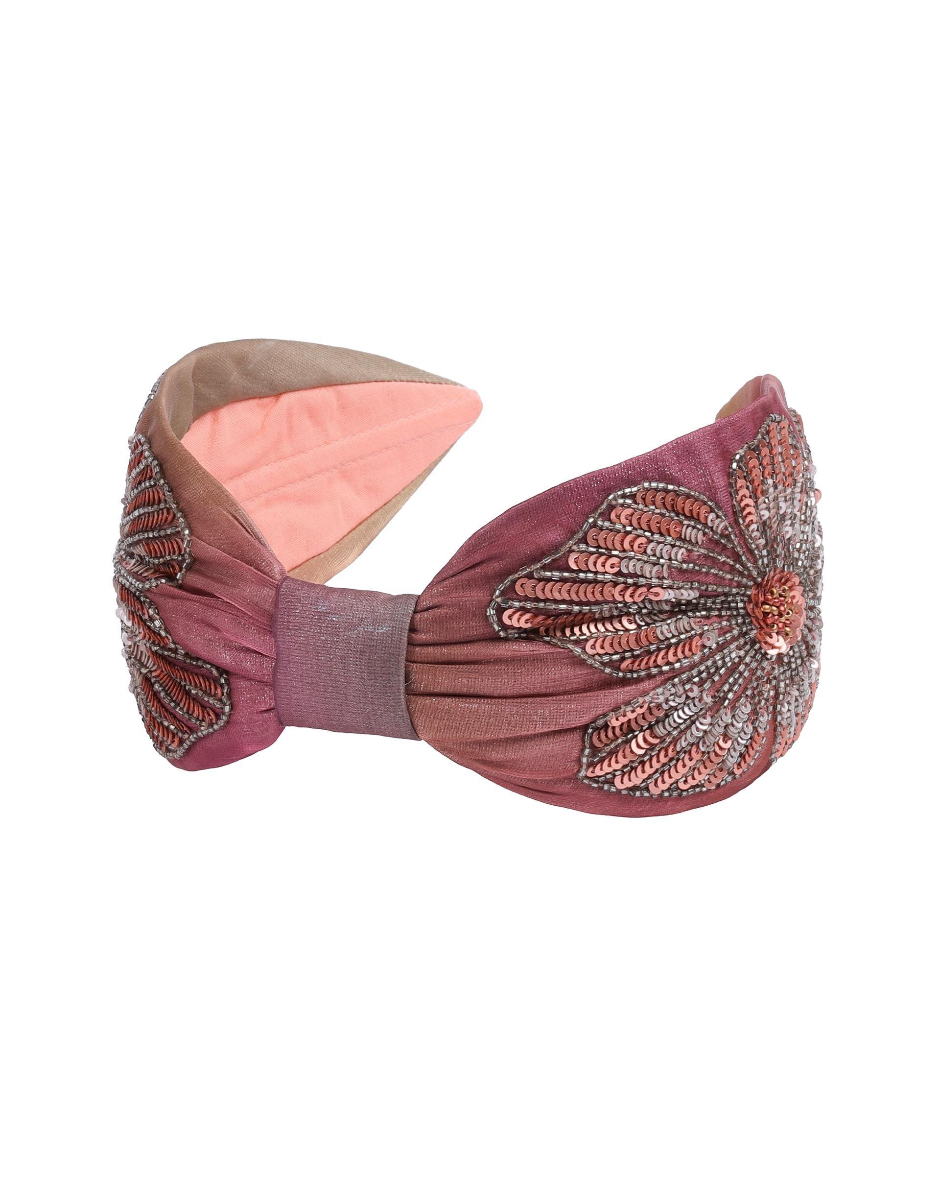 Hairband, Anthropologie X Namjosh, Pink, , large image number 0