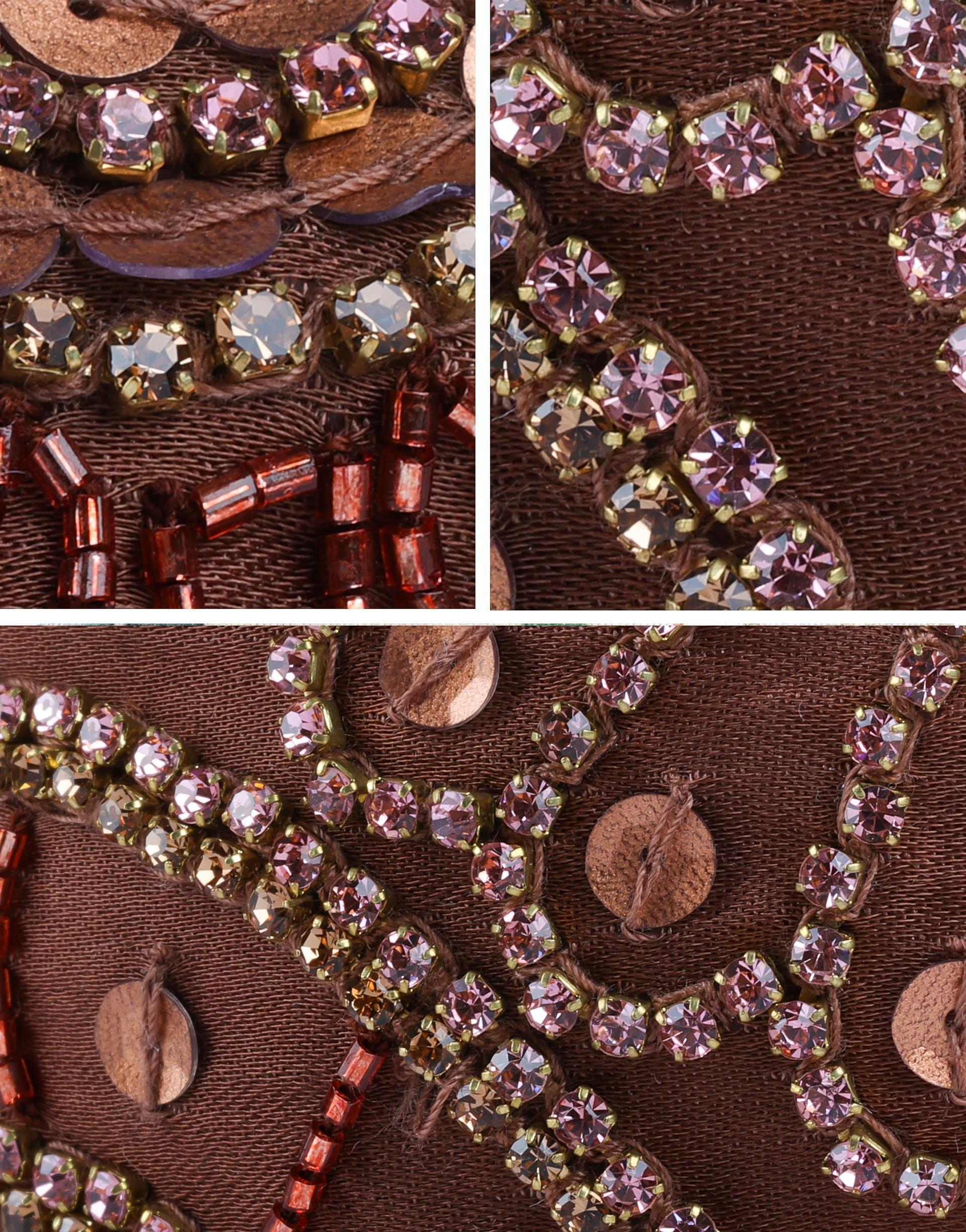 Hairband, Anthropologie X Namjosh, Brown, A517_0020, large image number 2