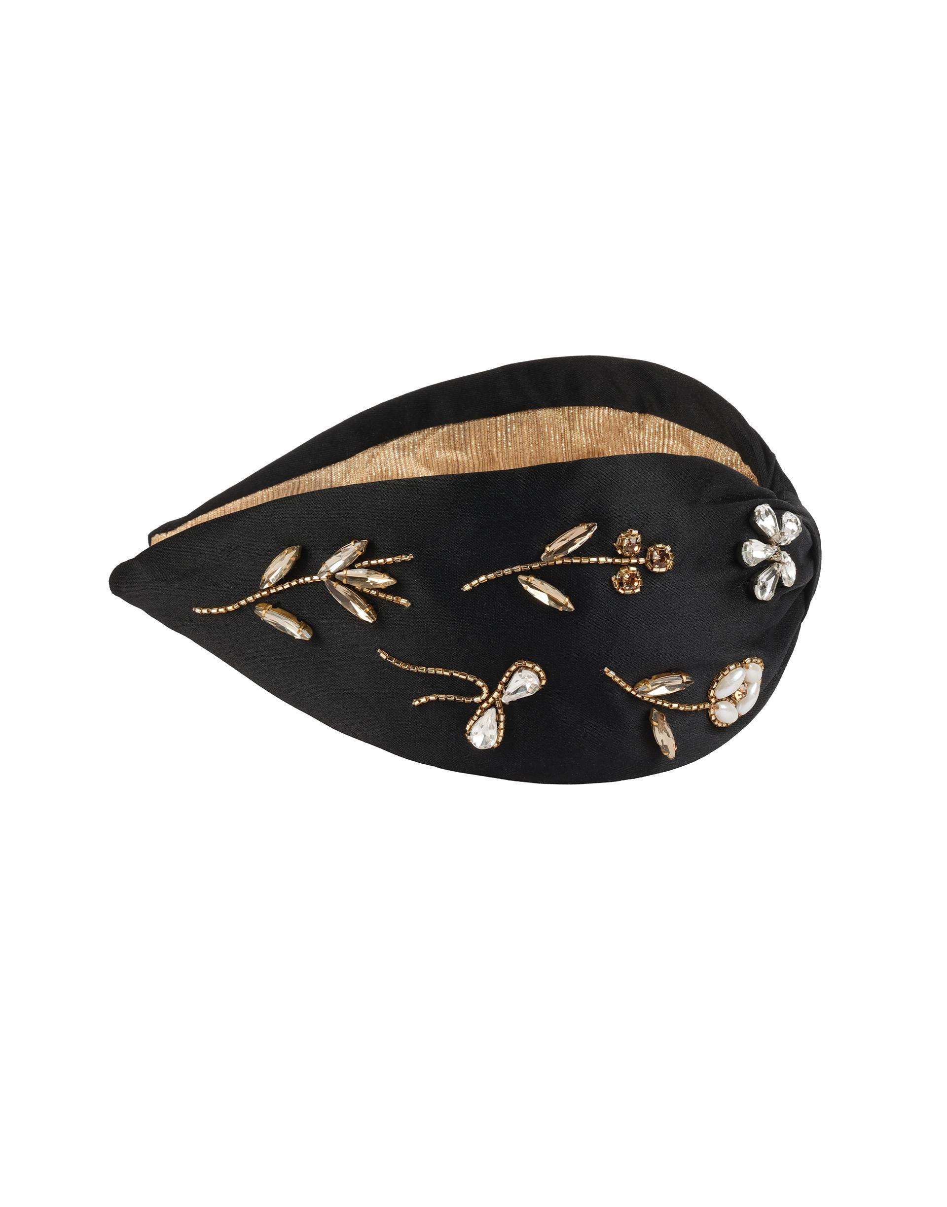 Hairband, Anthropologie X Namjosh, Black, A517_0009, medium