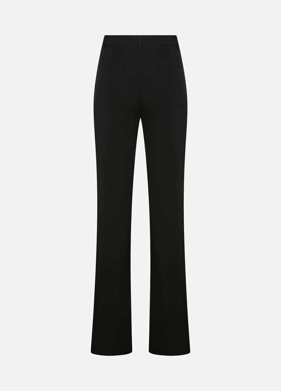 Ariel - Sequin Detailed Trousers, Black, A529_01, large image number 3