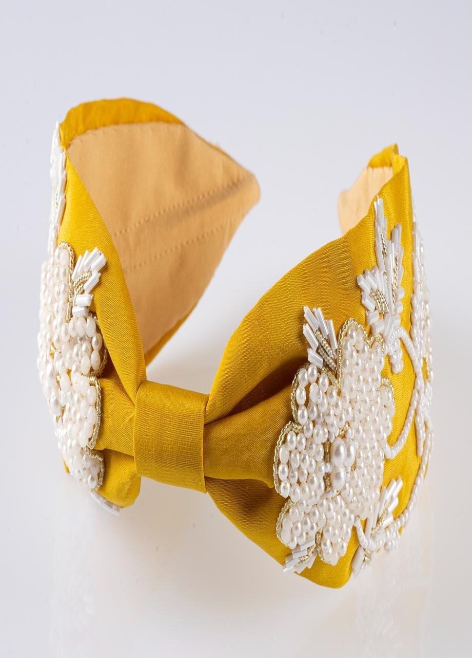 Yellow Alessia Headband, , large image number 0